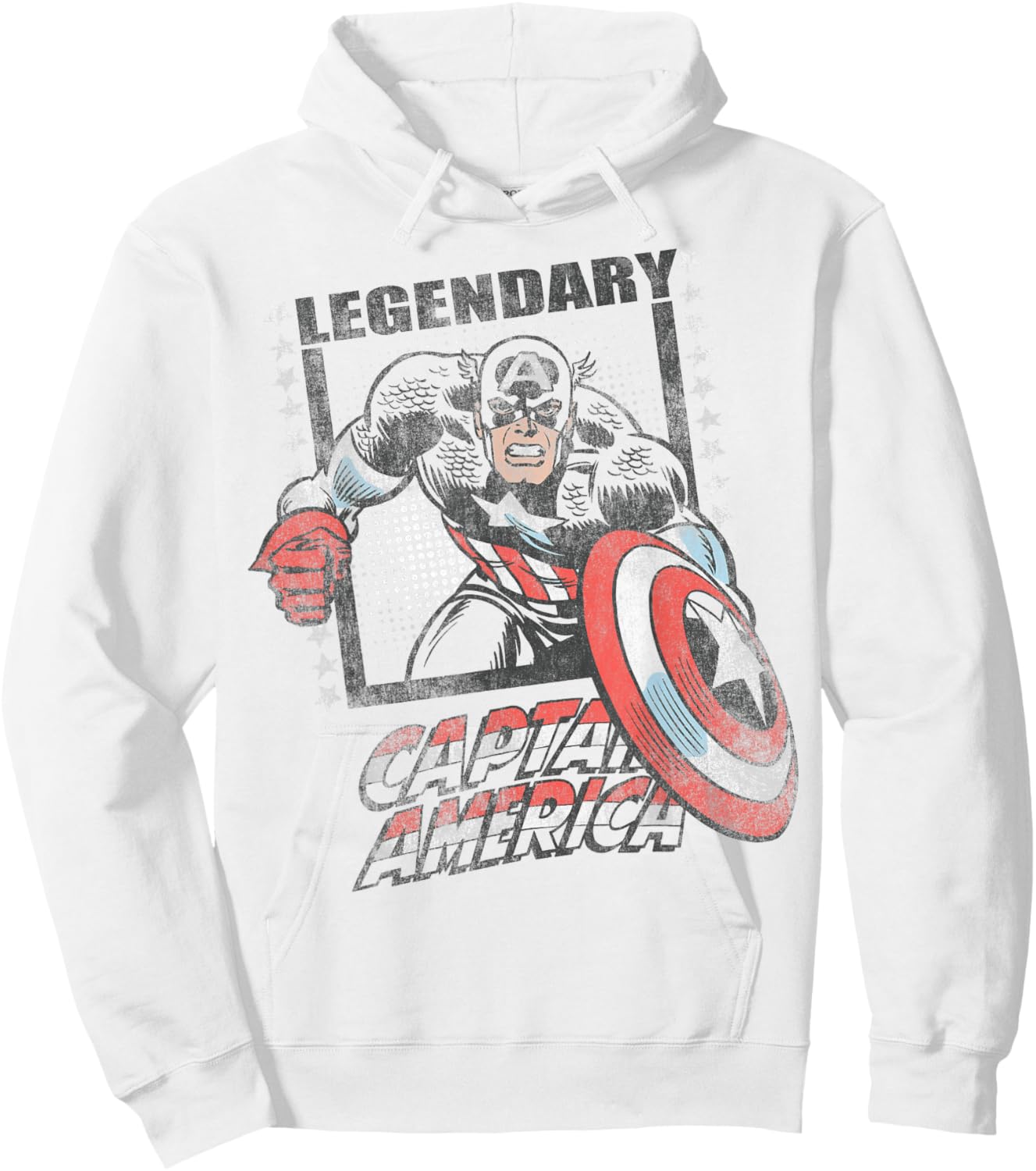 Marvel Captain America: Brave New World Legendary Hero Hoodie - Hoodie | White