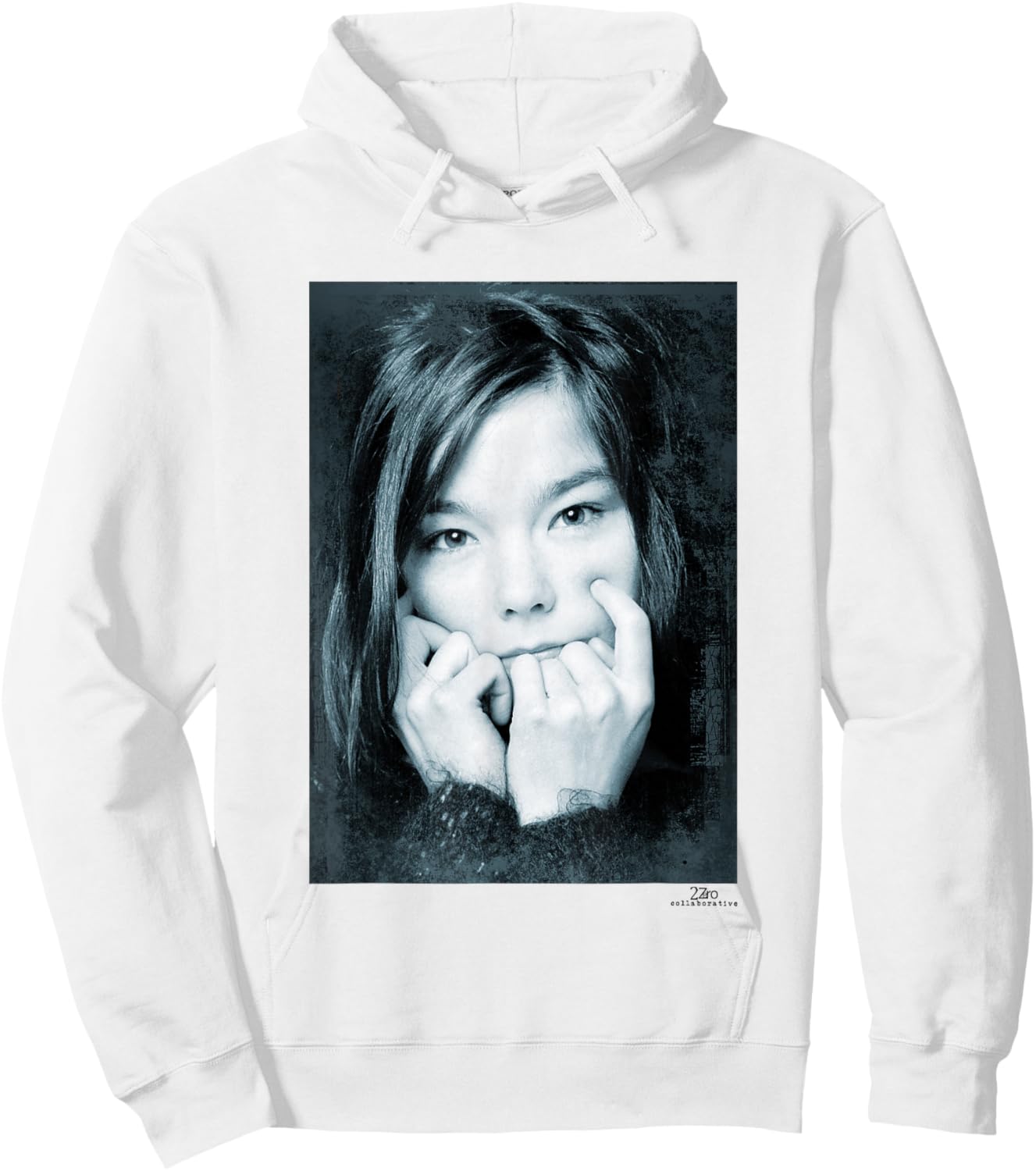 Bjork Debut Tour 1993 Portrait by Phil Nicholls Hoodie - Hoodie | White