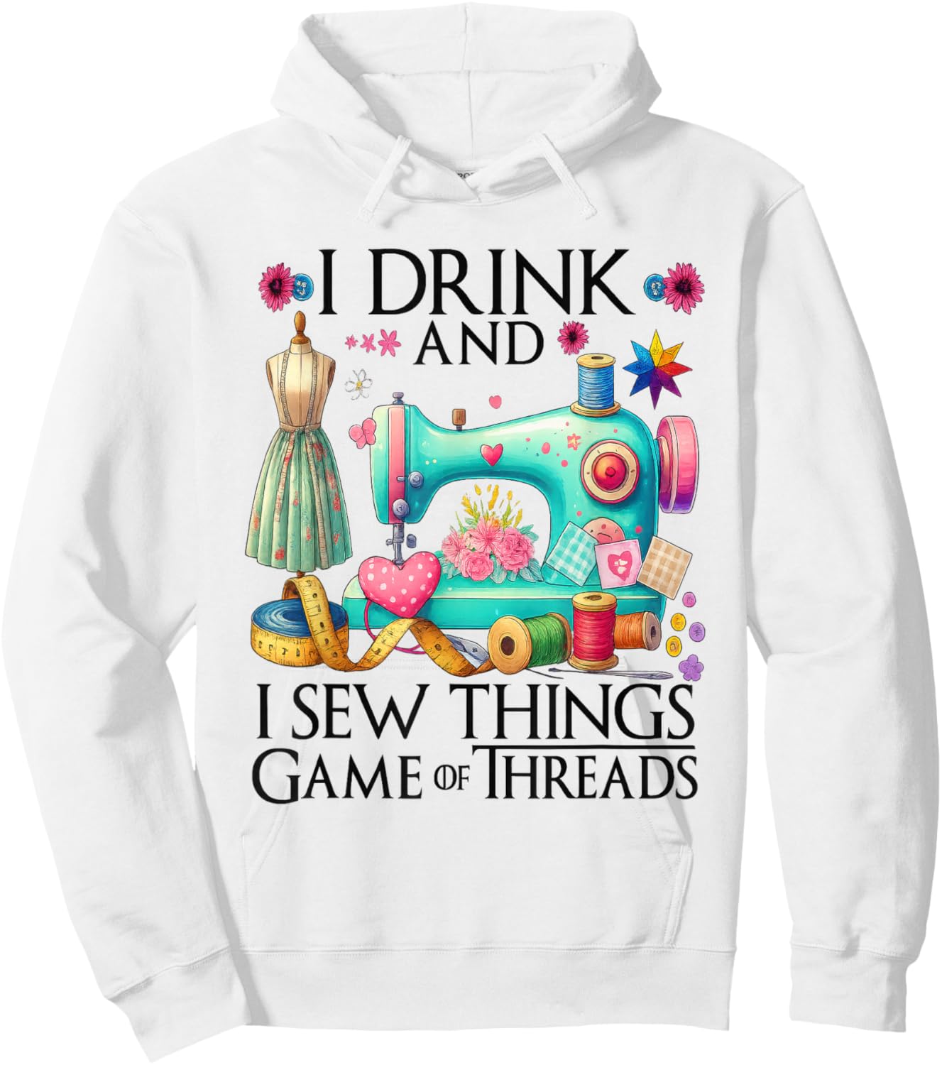 Funny Quilting Art Quilting Sewing Lover Quilter Hoodie - Hoodie | White
