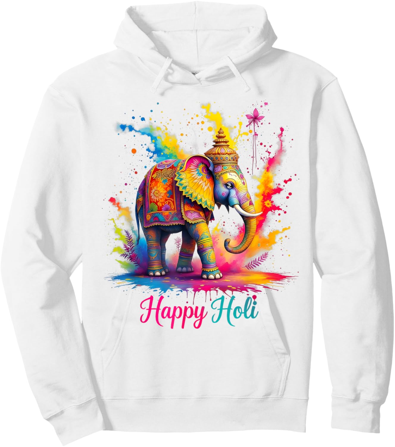 Color India Hindu Hoodie - Hoodie | White