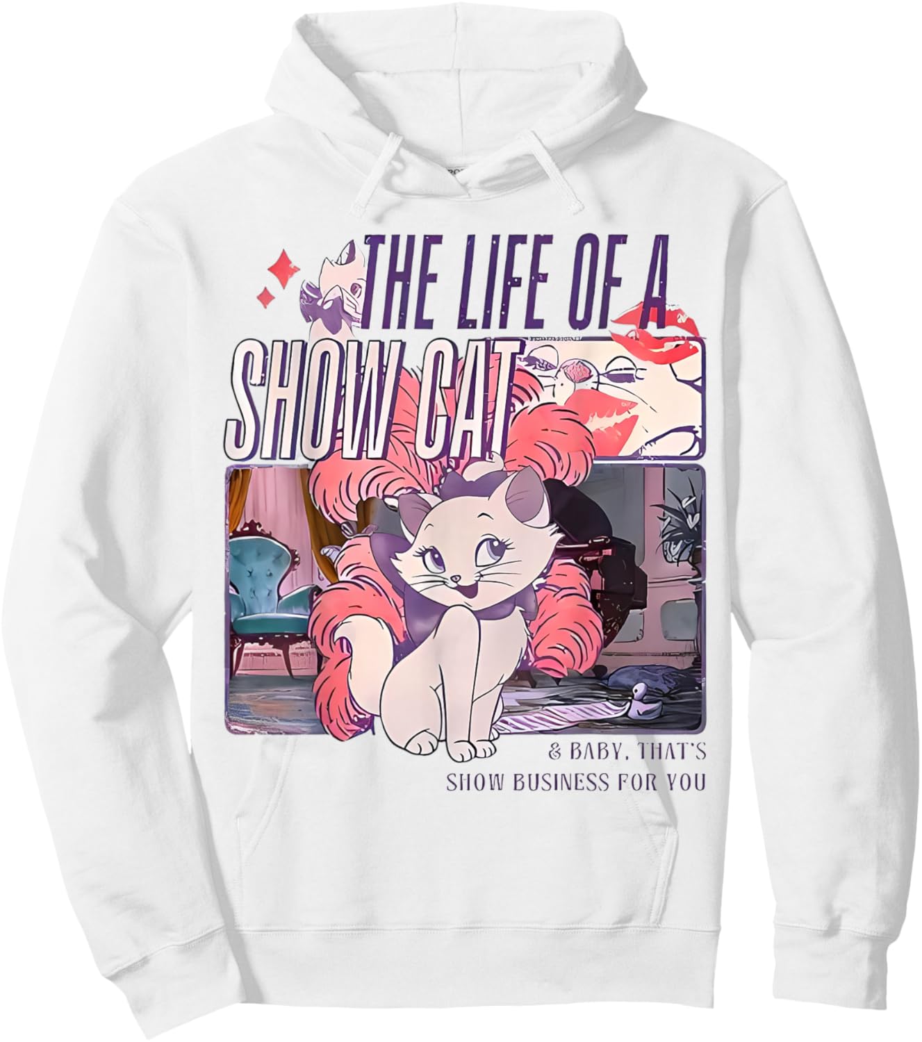 The Life of A ShowCat,Family Holiday Vacation Trip,Cat Lover Hoodie - Hoodie | White