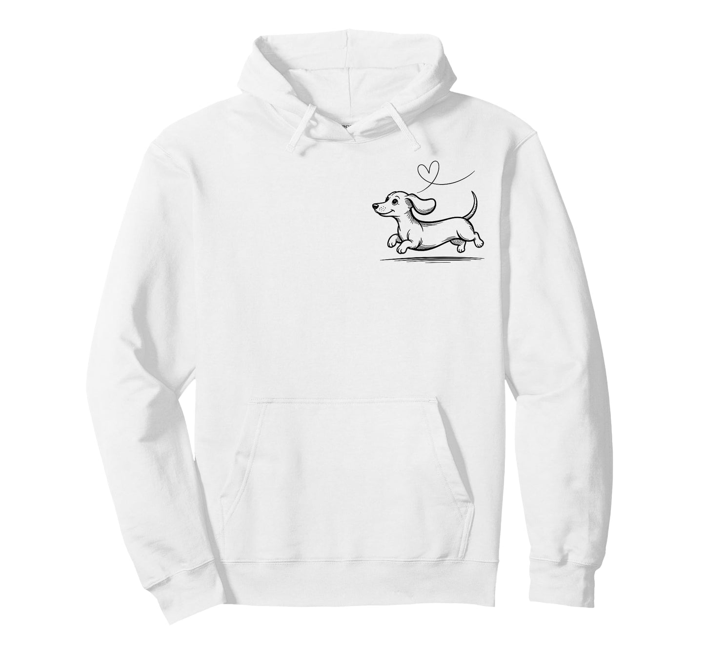 Dachshund Sketch Art Dog Wiener Dog Lover T-Shirt