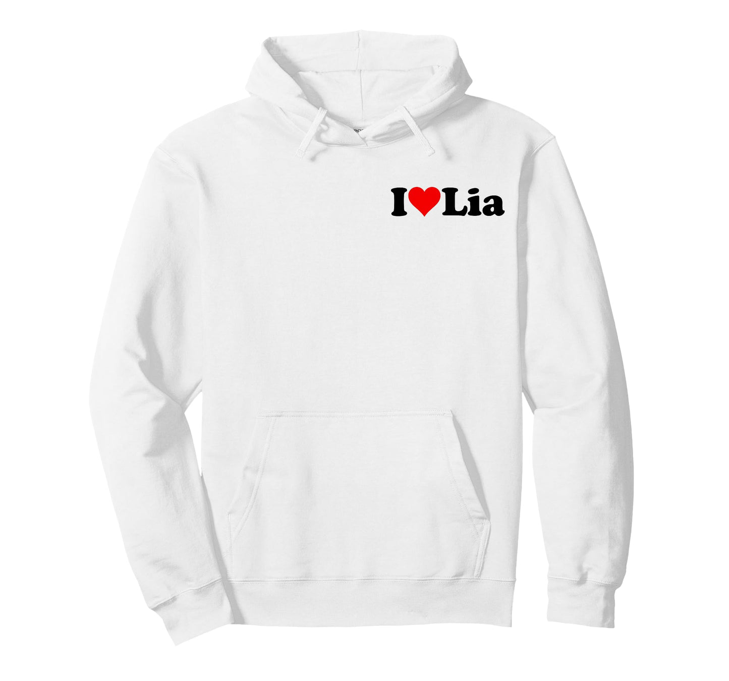 I Love LIA Name ON A TEE T-Shirt