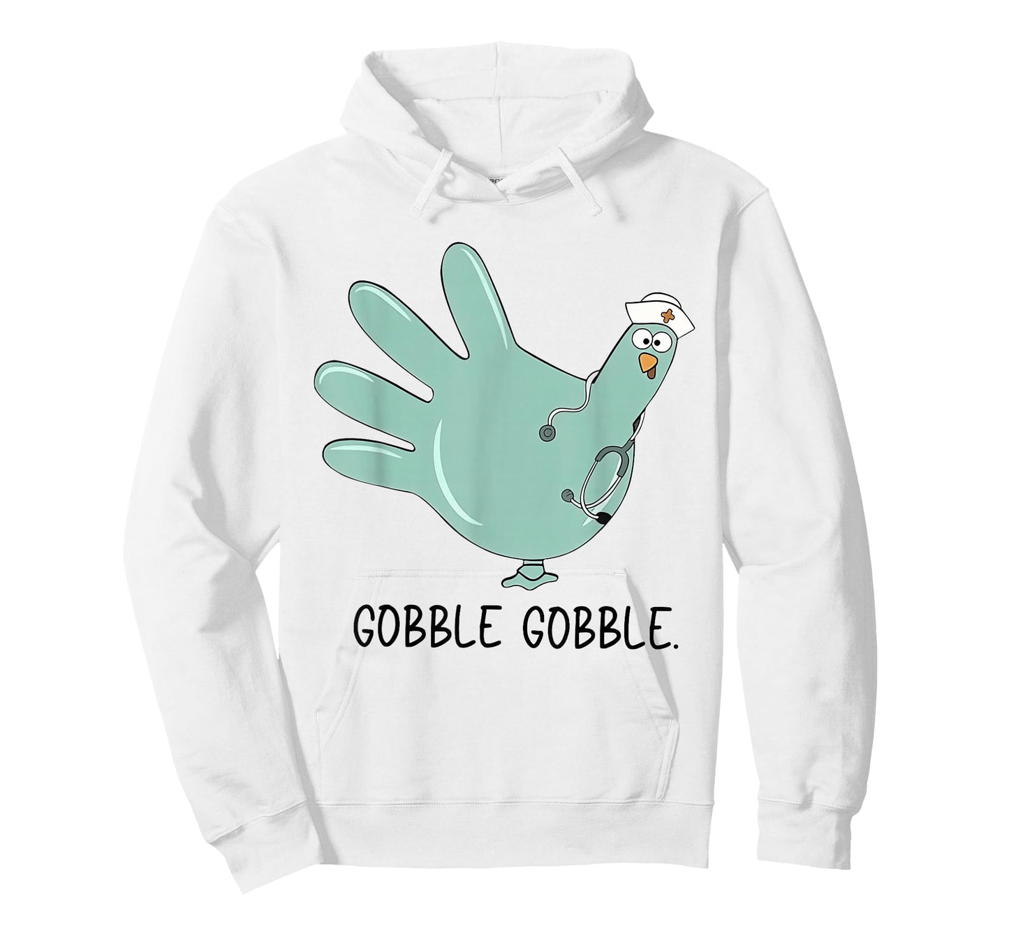 Gobble Gobble Funny Thanksgiving Nurse Humor T-Shirt