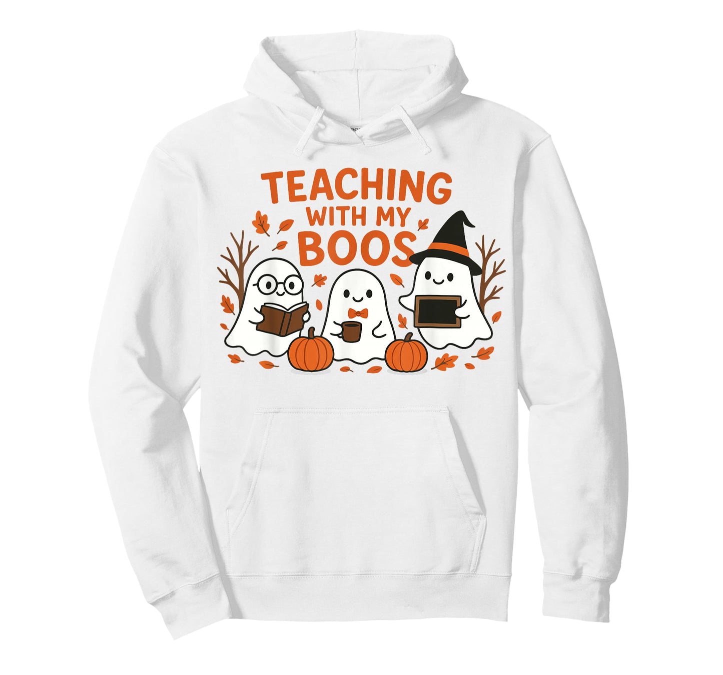 Teaching with My Boos Cute Spooky Ghost Teacher Halloween T-Shirt