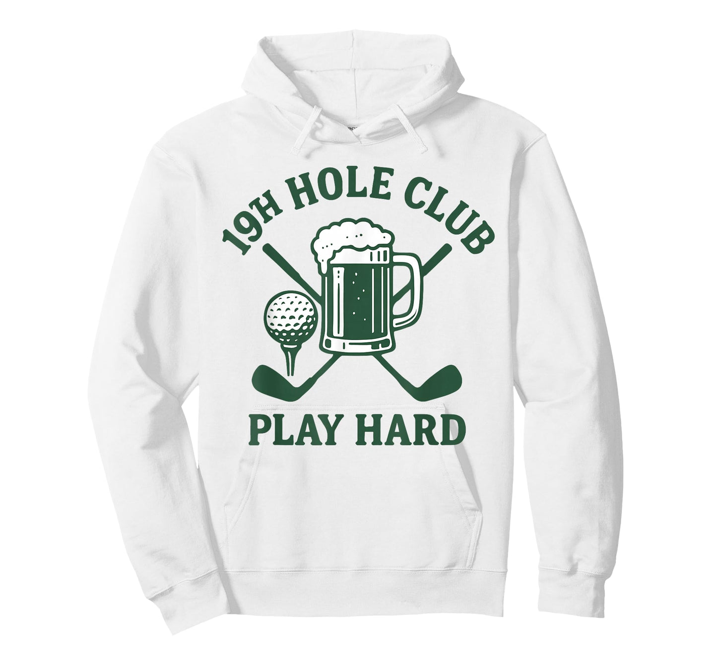 Golf Lover Apparel 19th Hole Club Play Hard T-Shirt