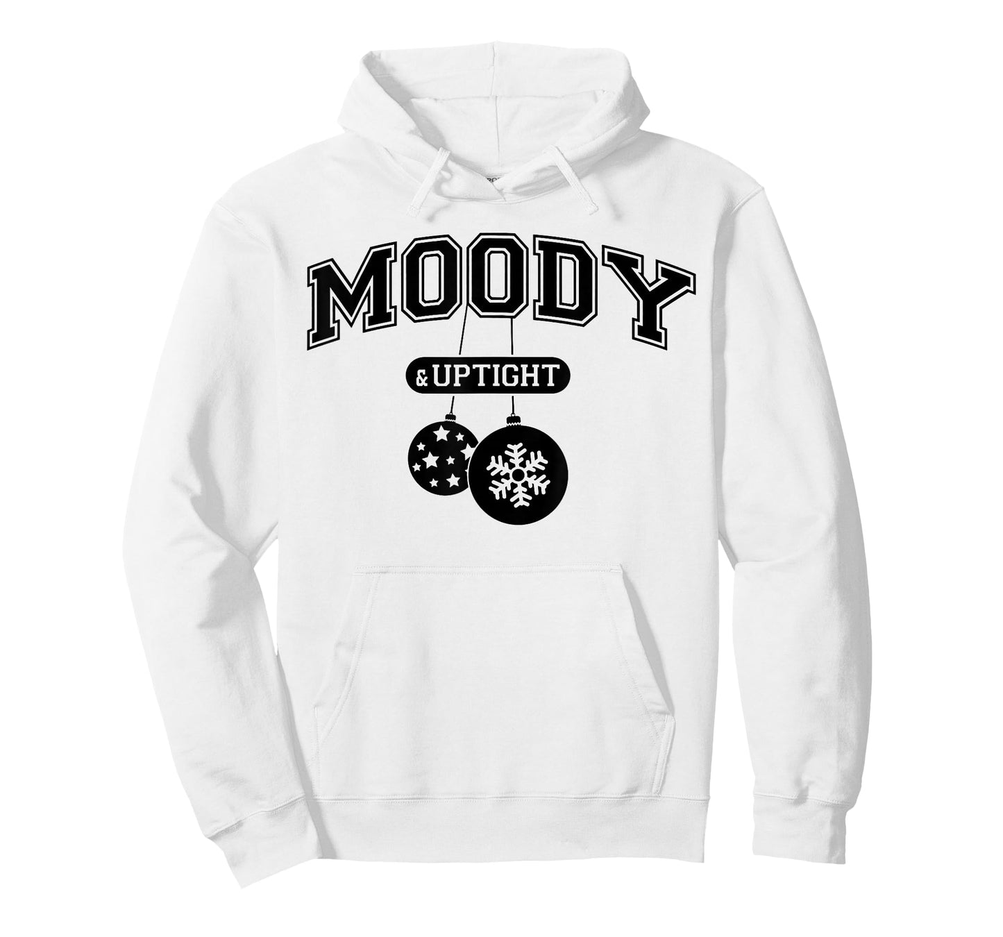Moody and Uptight Merry and Xmas Bright Matching Couple T-Shirt