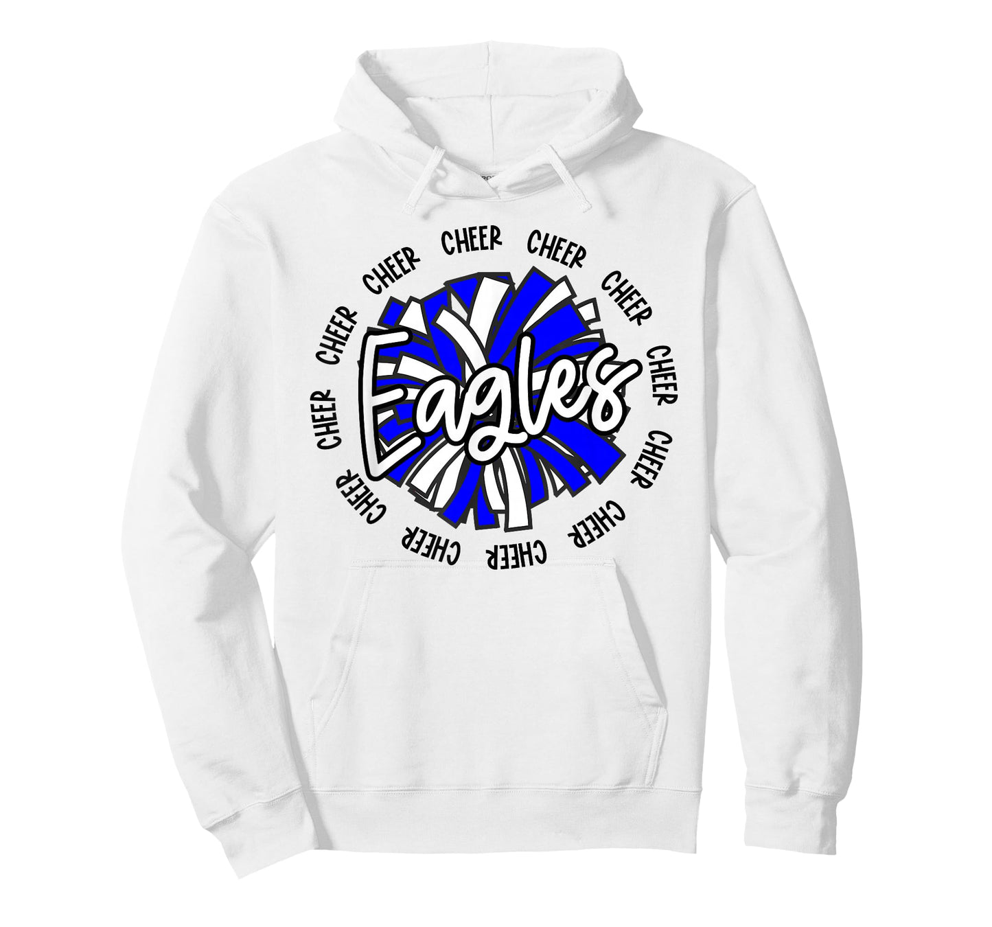 Blue Eagles Cheer Mom Cheerleading Team Squad Coach Eagle T-Shirt