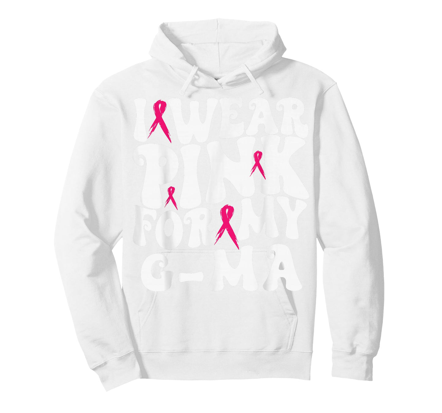 I Wear Pink for My G-ma Breast Cancer Awareness Kids T-Shirt