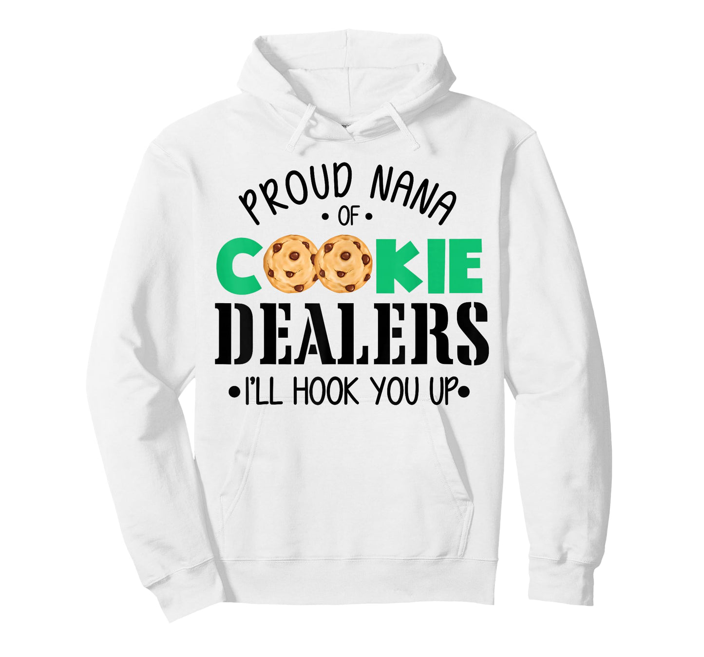 Groovy Proud Nana of A Cookie-Dealer Scouting Grandma T-Shirt