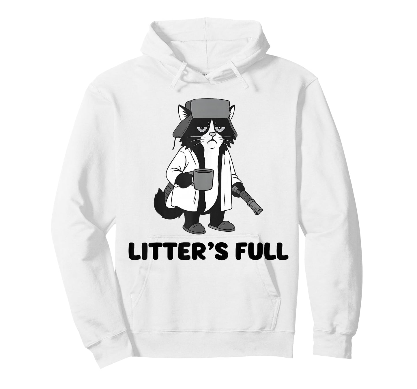 Litter’s Full Funny Cat Christmas Humor Quote T-Shirt
