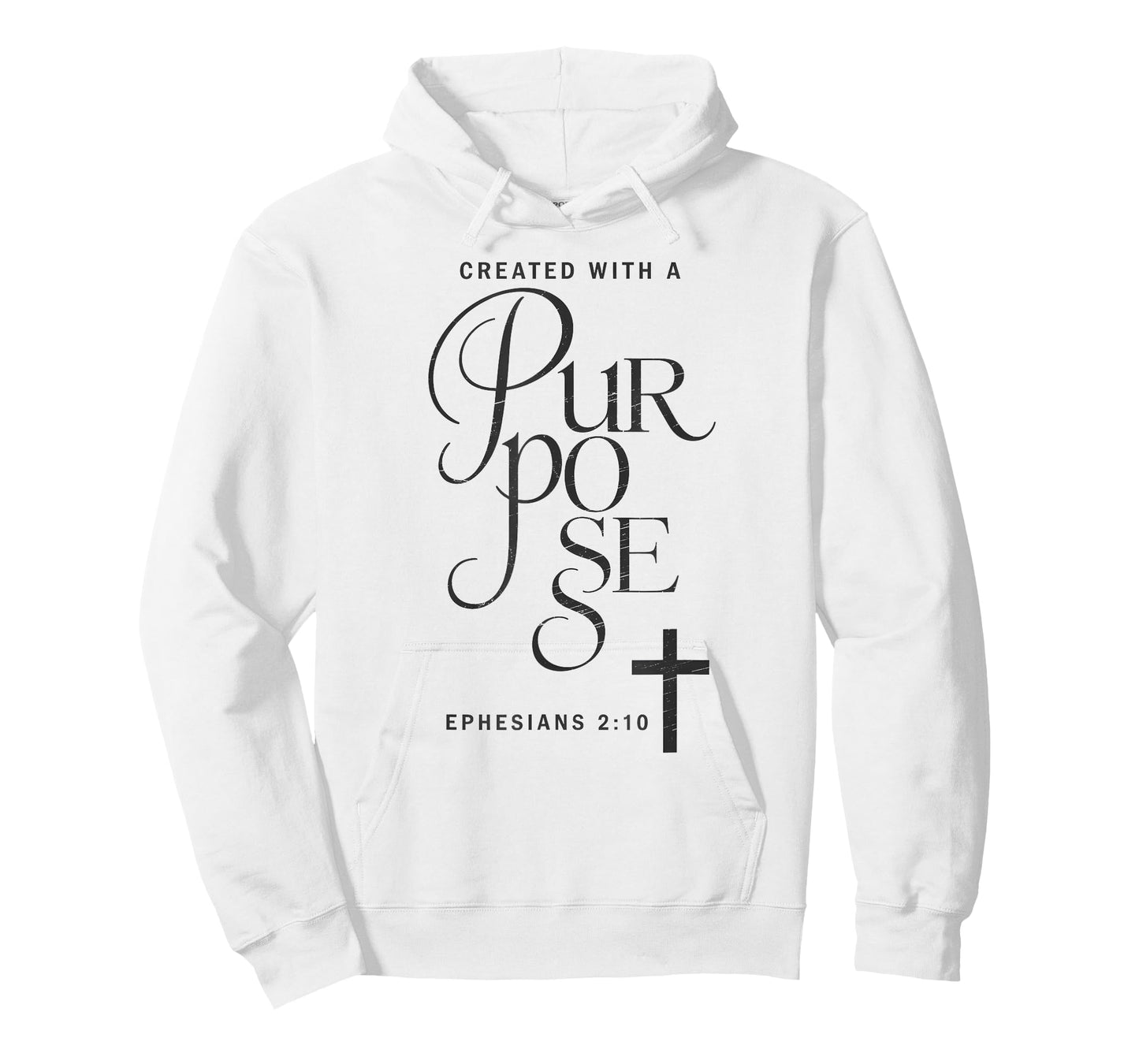 Created with A Purpose Ephesians 2 10 Verse T-Shirt