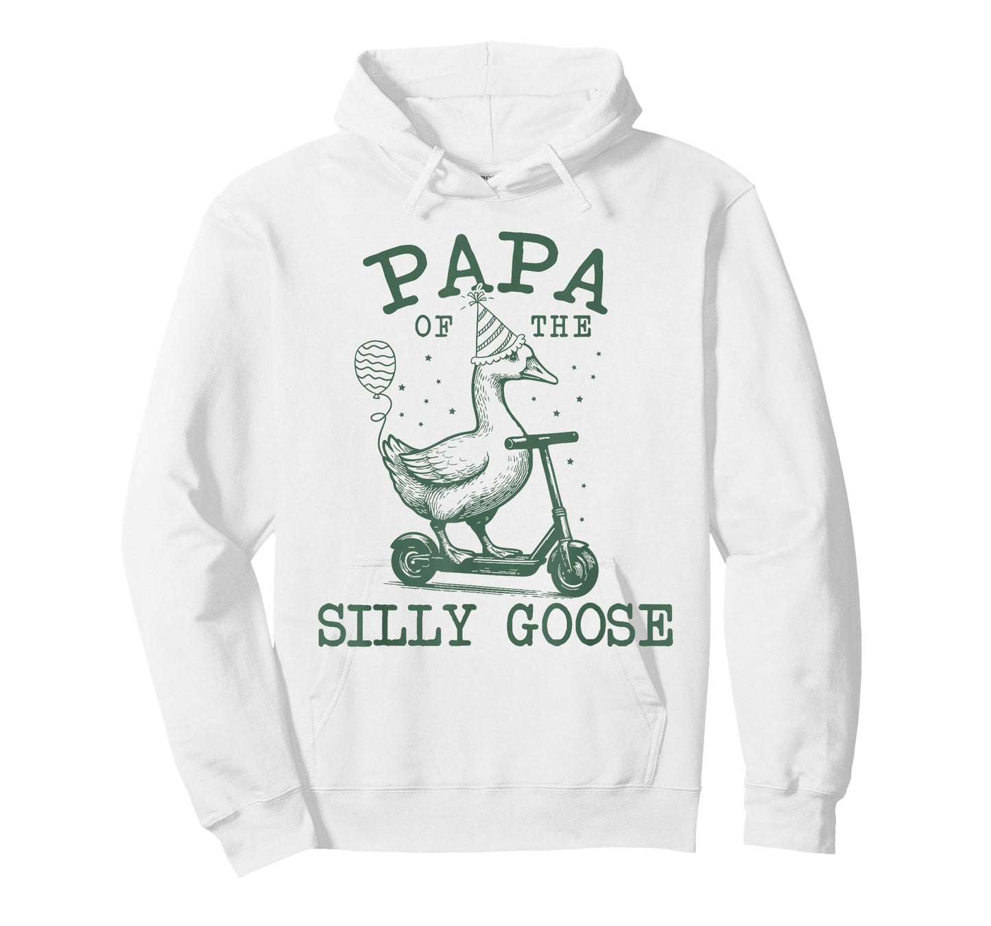Papa of The Silly Goose First Birthday Family Matching T-Shirt