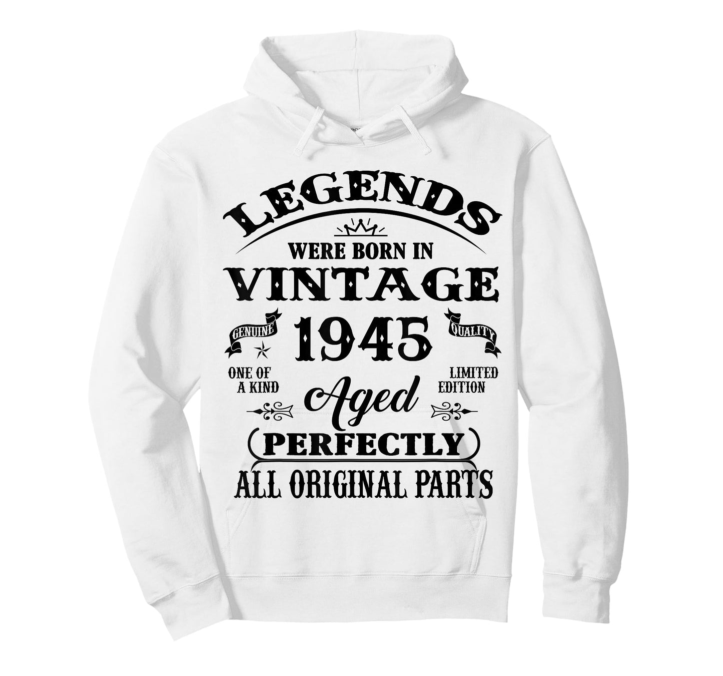 81st Birthday Gift Legend Born in 1945 81 for Years Old T-Shirt