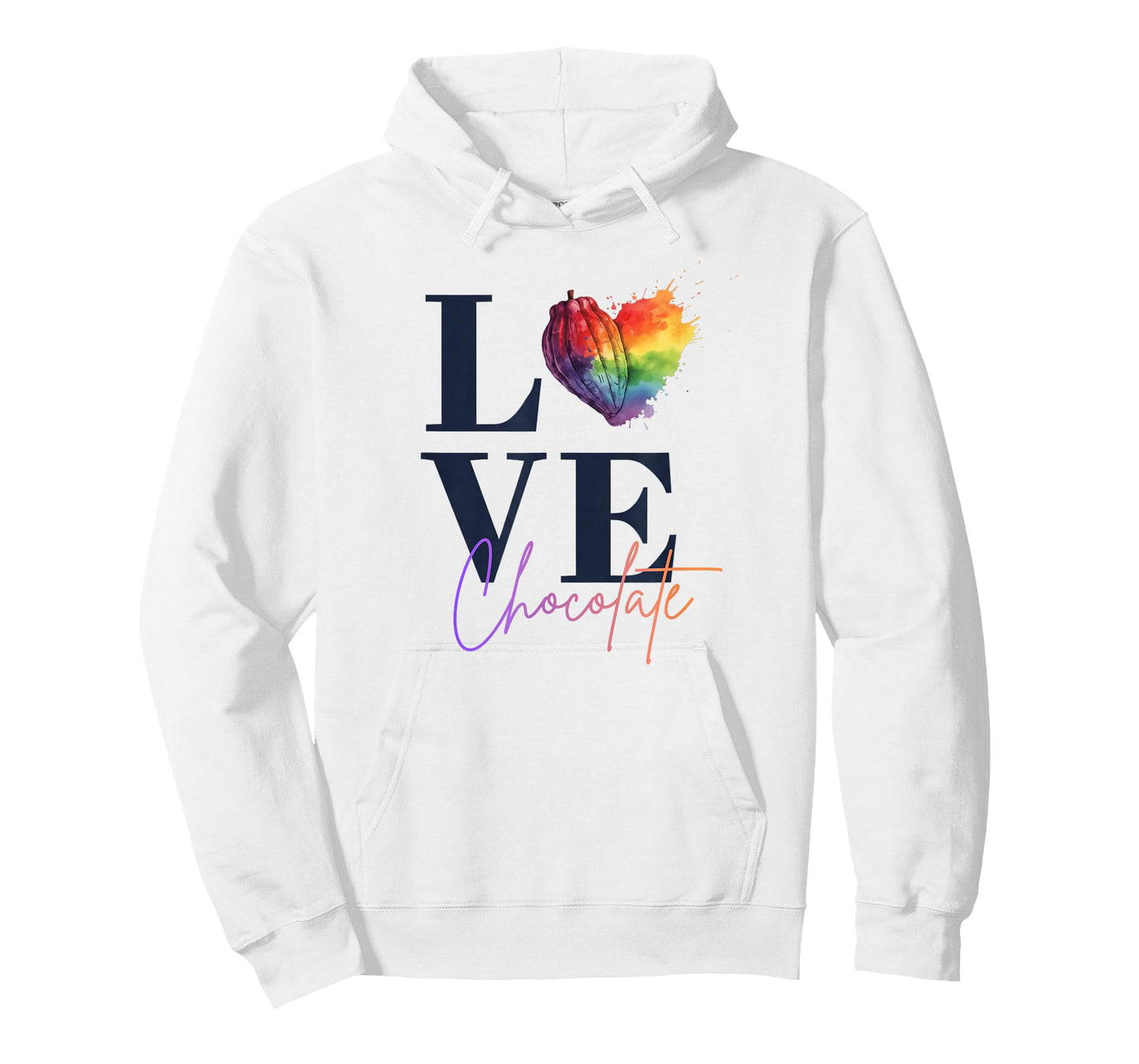 Love Chocolate Cocoa Pod Heart Foodies T-Shirt