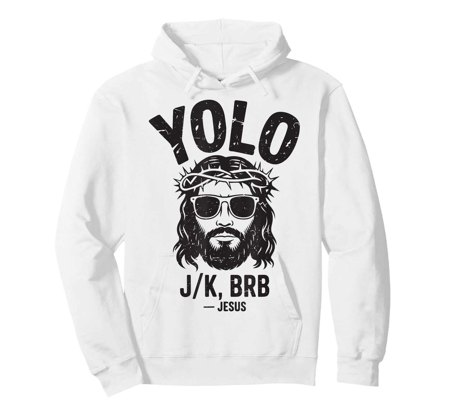 Yolo LOL Jk BRB Funny Jesus Easter Christian Humor Women Men T-Shirt