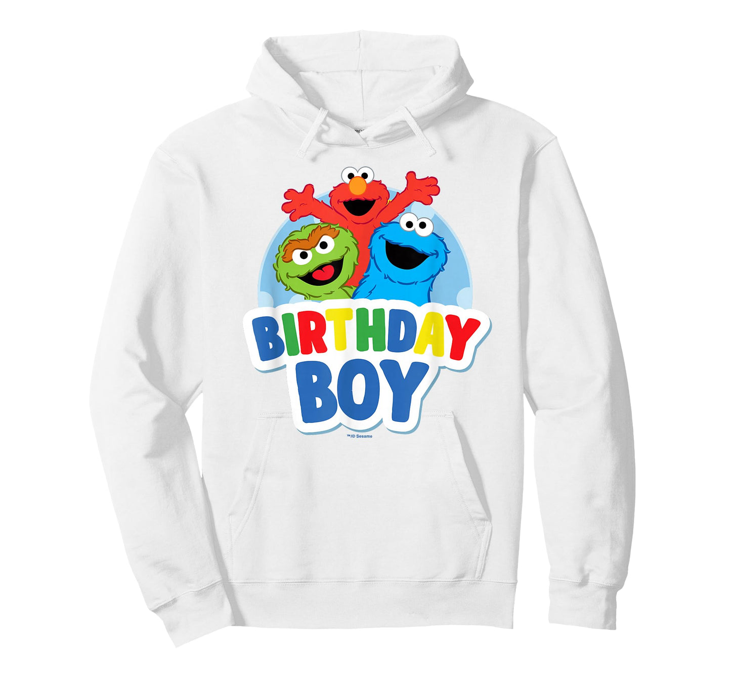 Sesame Street Elmo Oscar Cookie Monster Birthday Boy T-Shirt