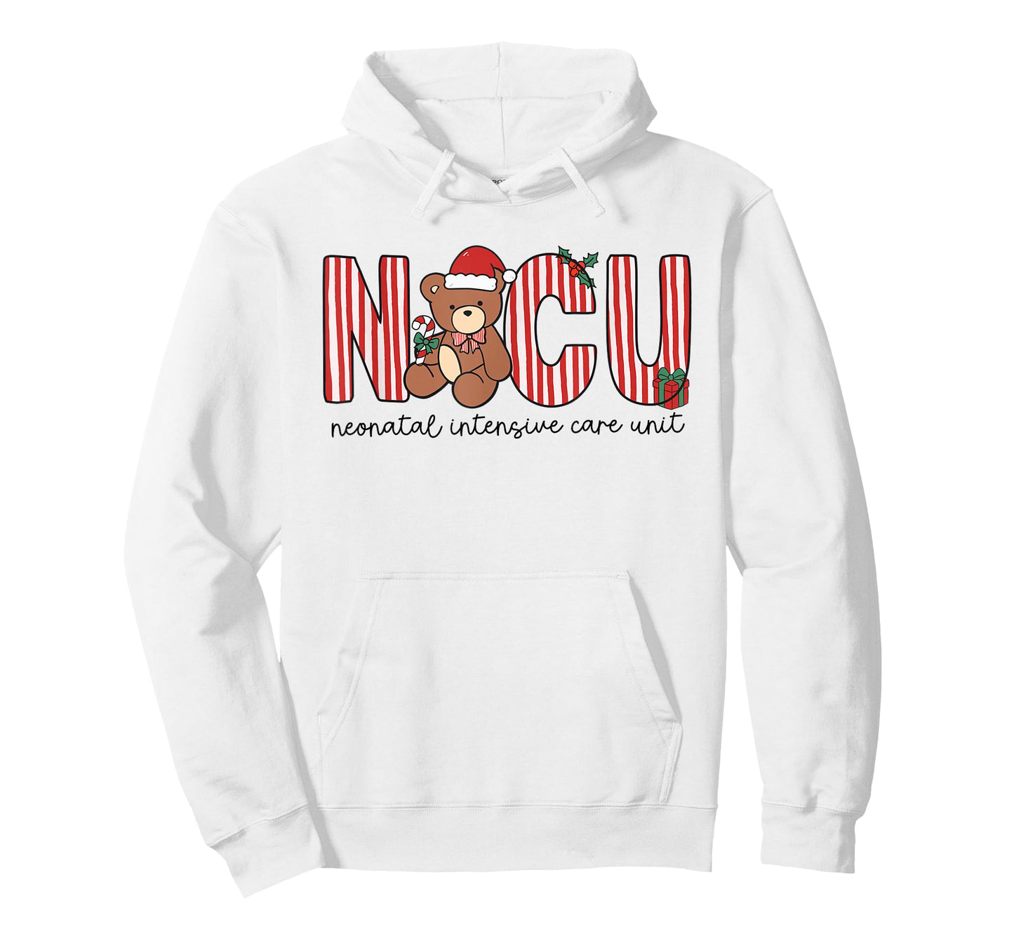 Women NICU Christmas Neonatal Intensive Care Unit Holiday T-Shirt