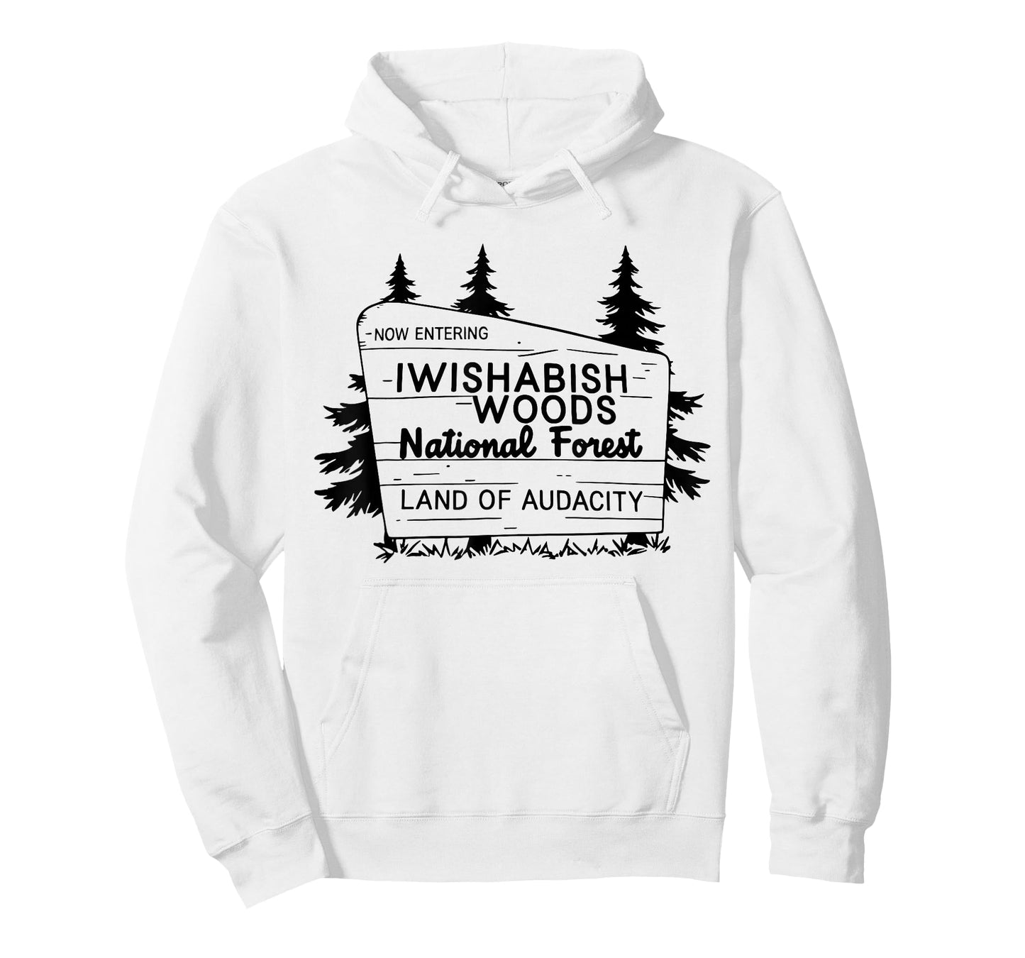 Now Entering Iwishabish Woods National Forest Land Audacity T-Shirt