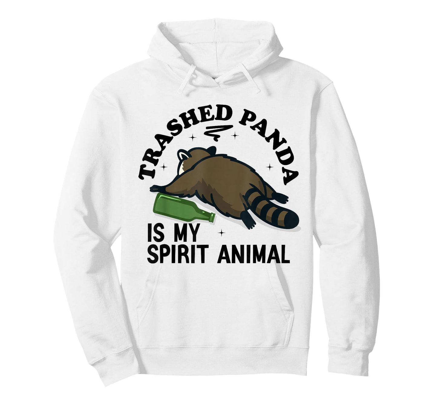 Trashed Panda is My Spirit Animal Funny Trash Racoon Meme T-Shirt