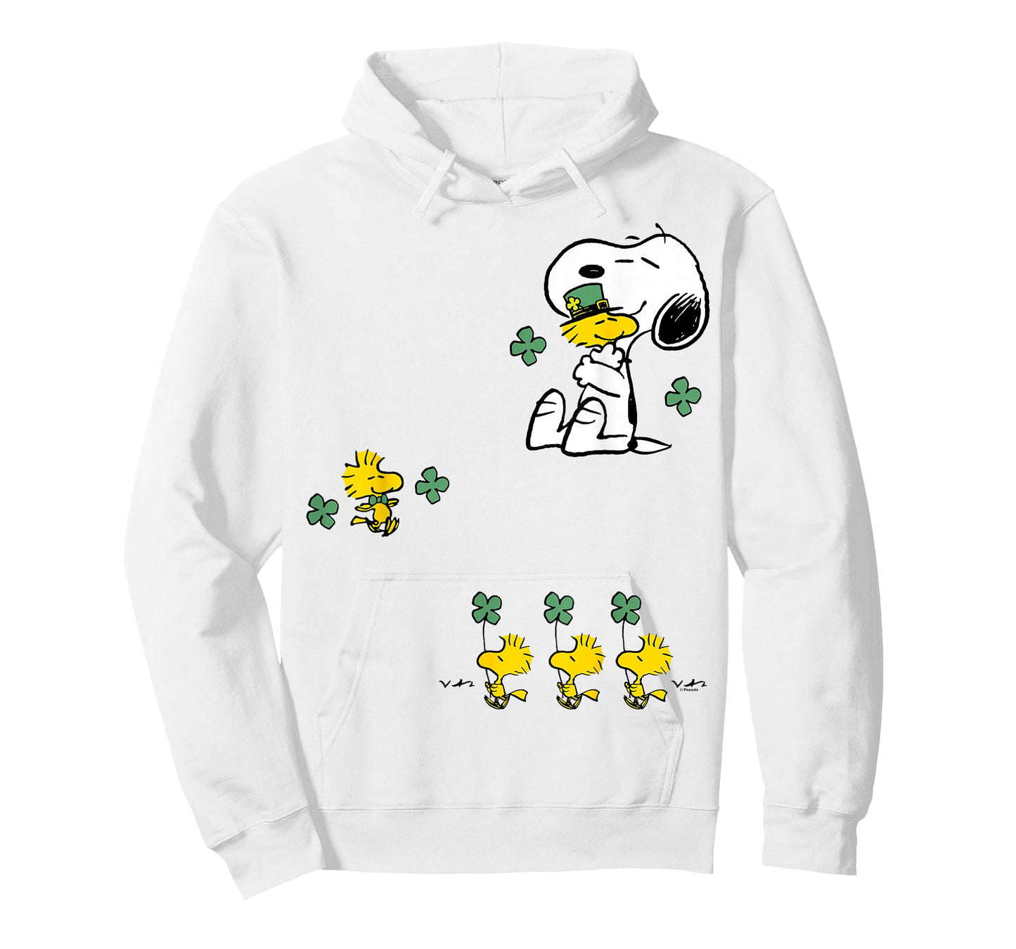 Snoopy & Woodstock - St Patrick's Day Shamrock T-Shirt