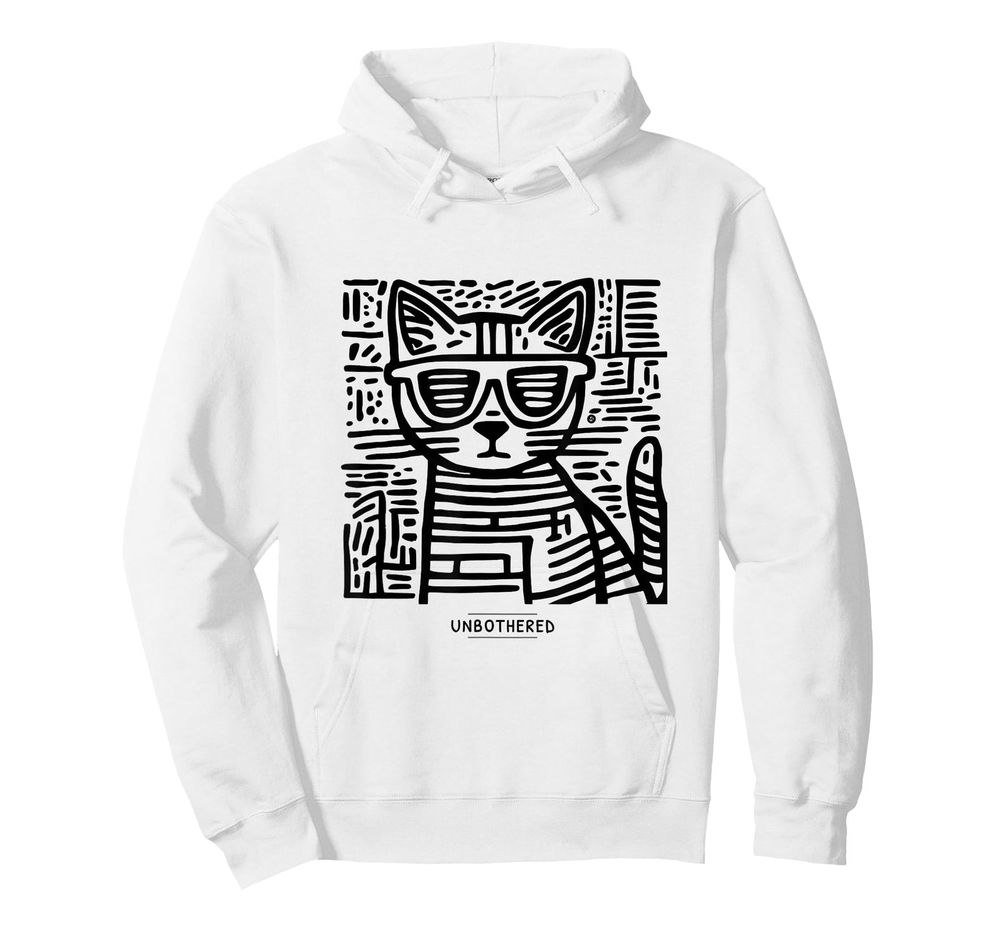 Unbothered Cat Meme Dry Humor Introvert T-Shirt