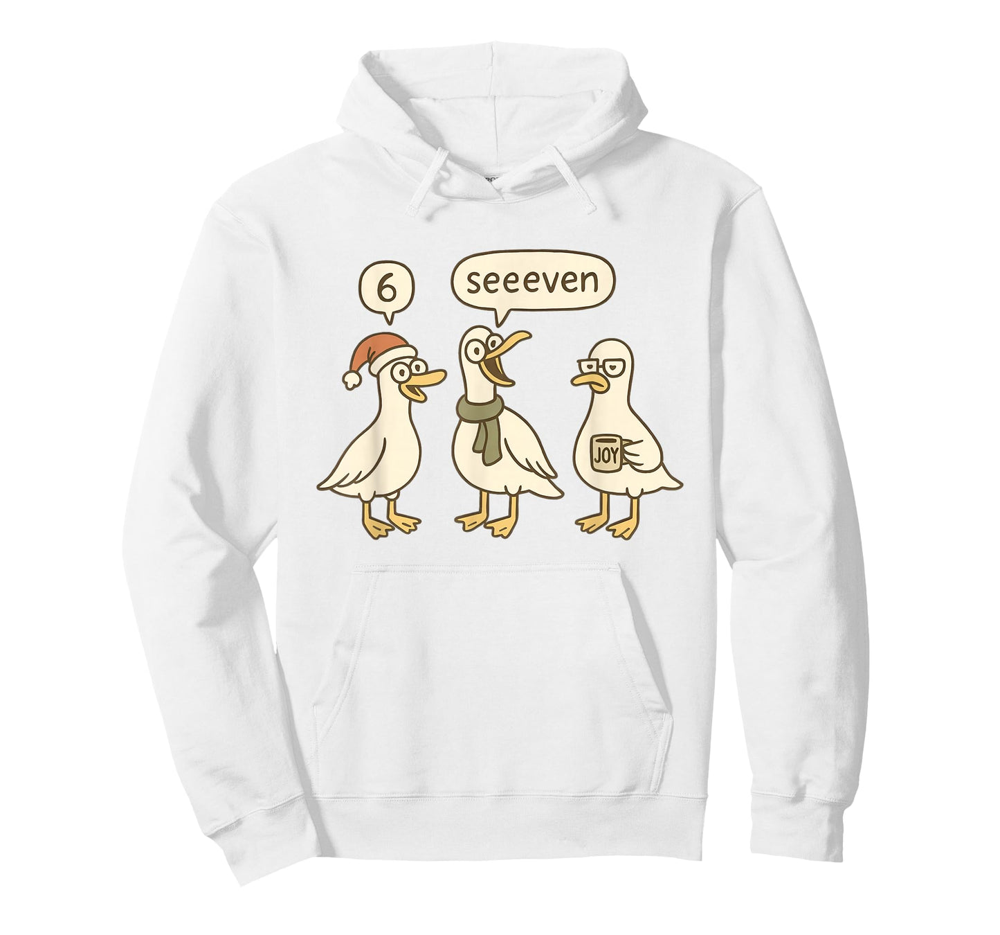 Women Funny 6 7 Christmas Teacher Holiday Geese Six Seven T-Shirt