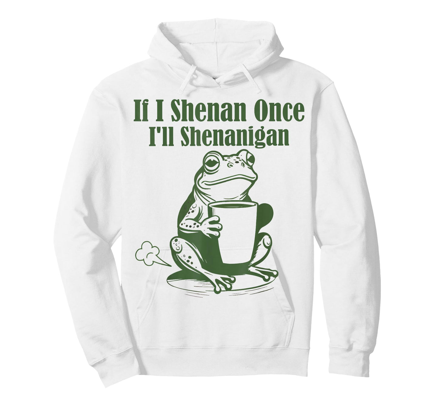 If I Shenan Once I'll Shenanigan St. Patricks Day Frog Retro T-Shirt