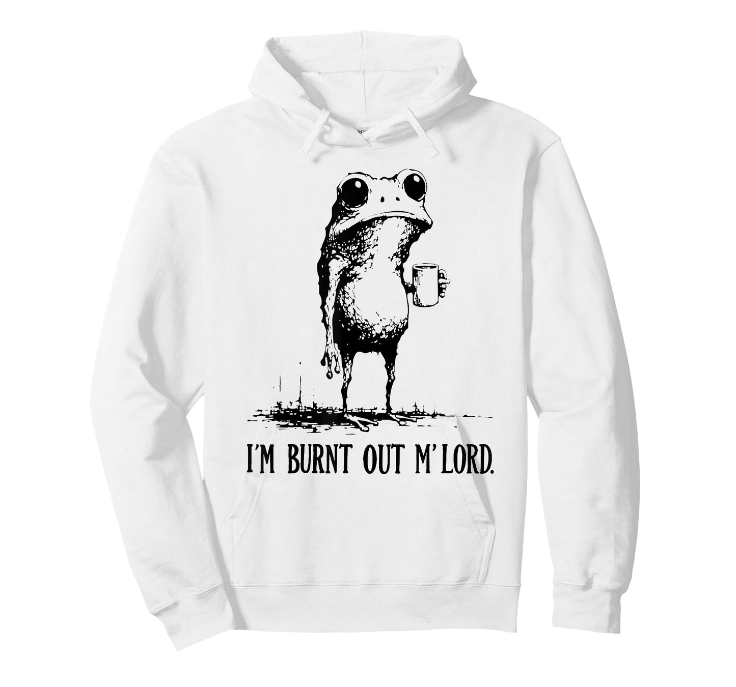 I'm Burnt Out My Lord Funny Medieval Frog Meme Art T-Shirt