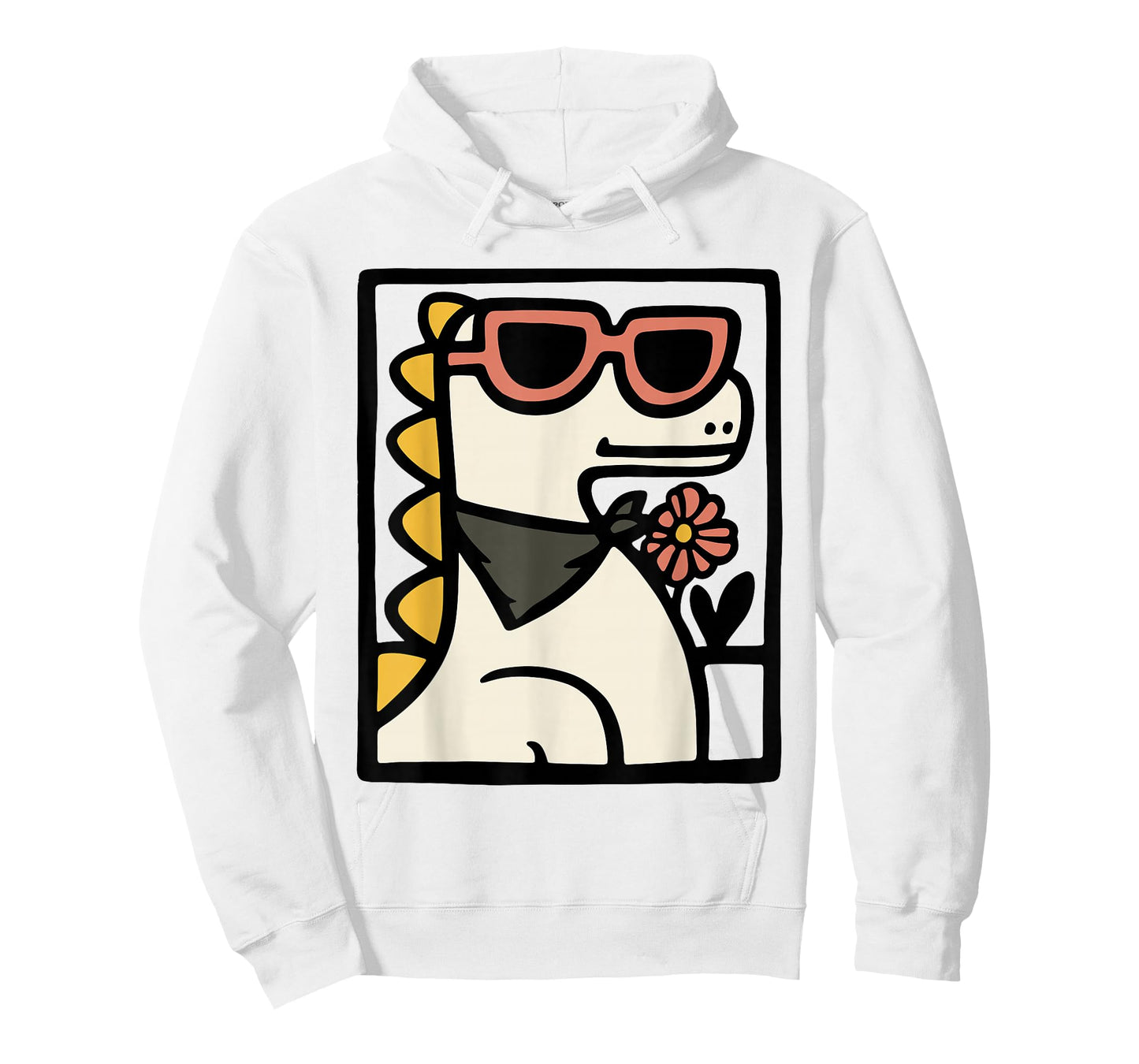 Mama Saurus Dinosaur Art – Cute Dino Mom with Sunglasses T-Shirt