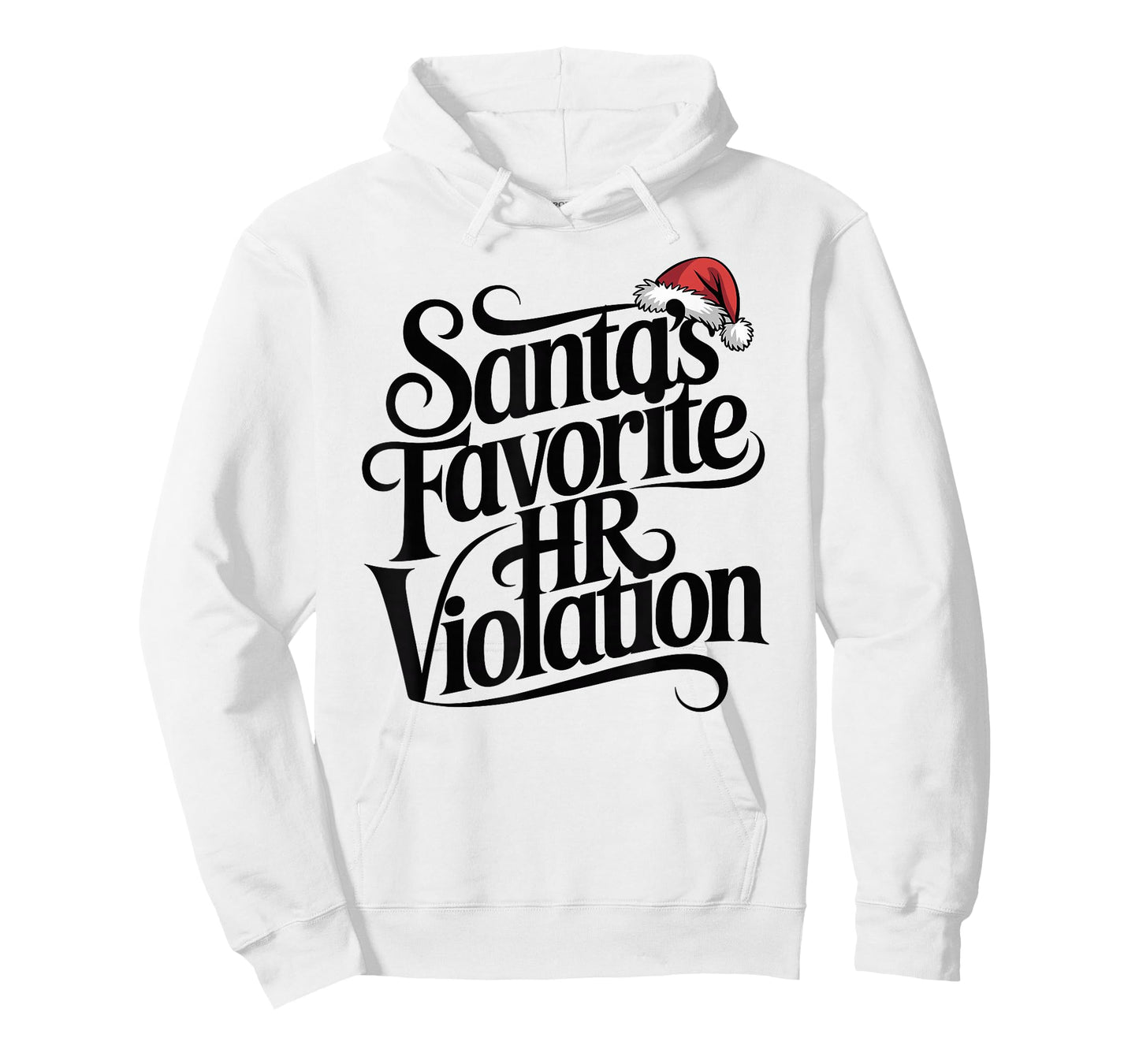 Vintage Sarcastic Retro HR Violation Christmas Office Ironic T-Shirt