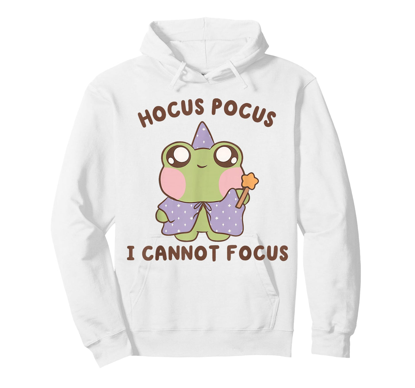 Hocus Pocus I Cannot Focus Funny ADHD Positive Frog T-Shirt