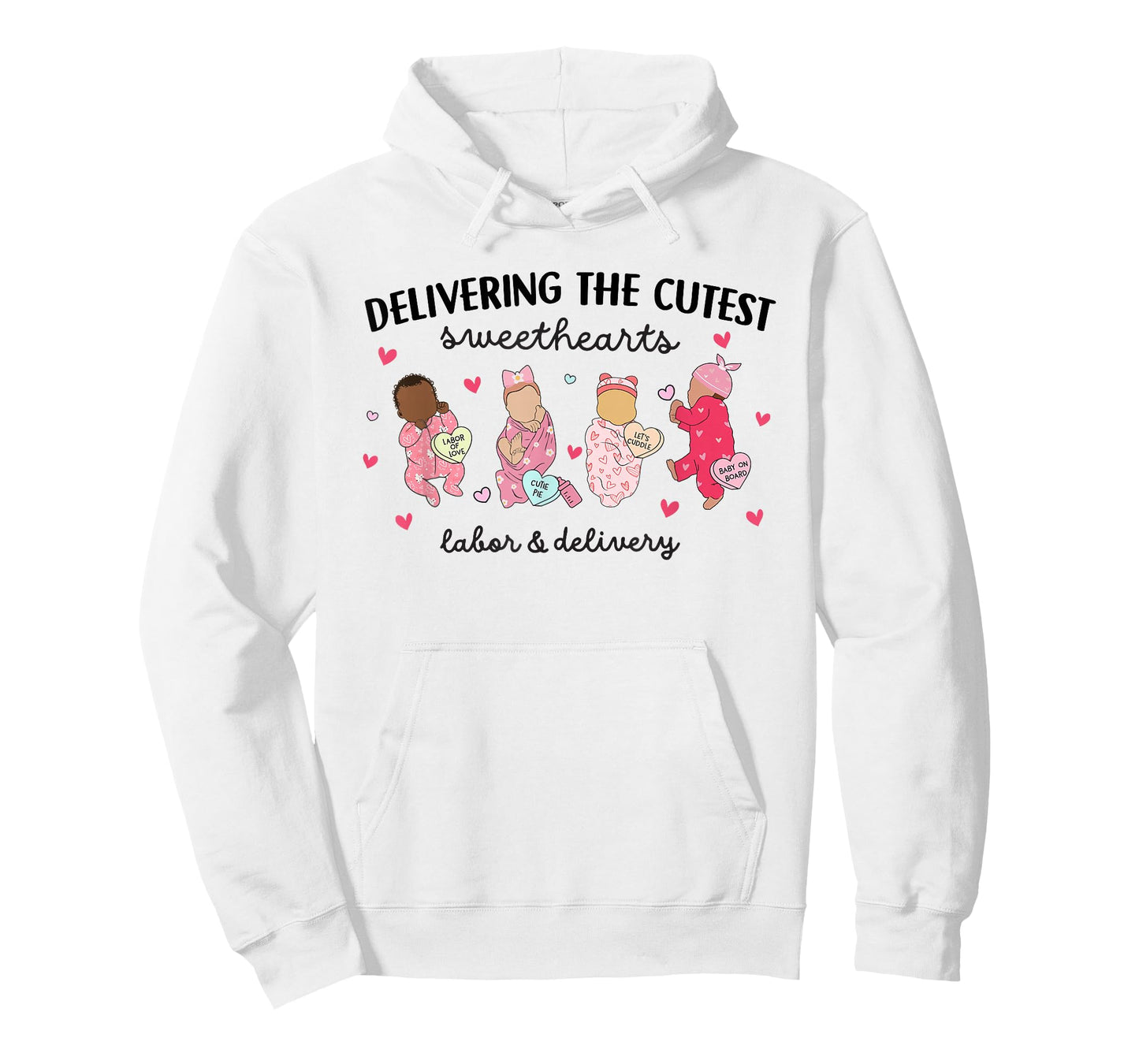 Delivering Sweethearts Valentine Labor and Delivery Nurse T-Shirt