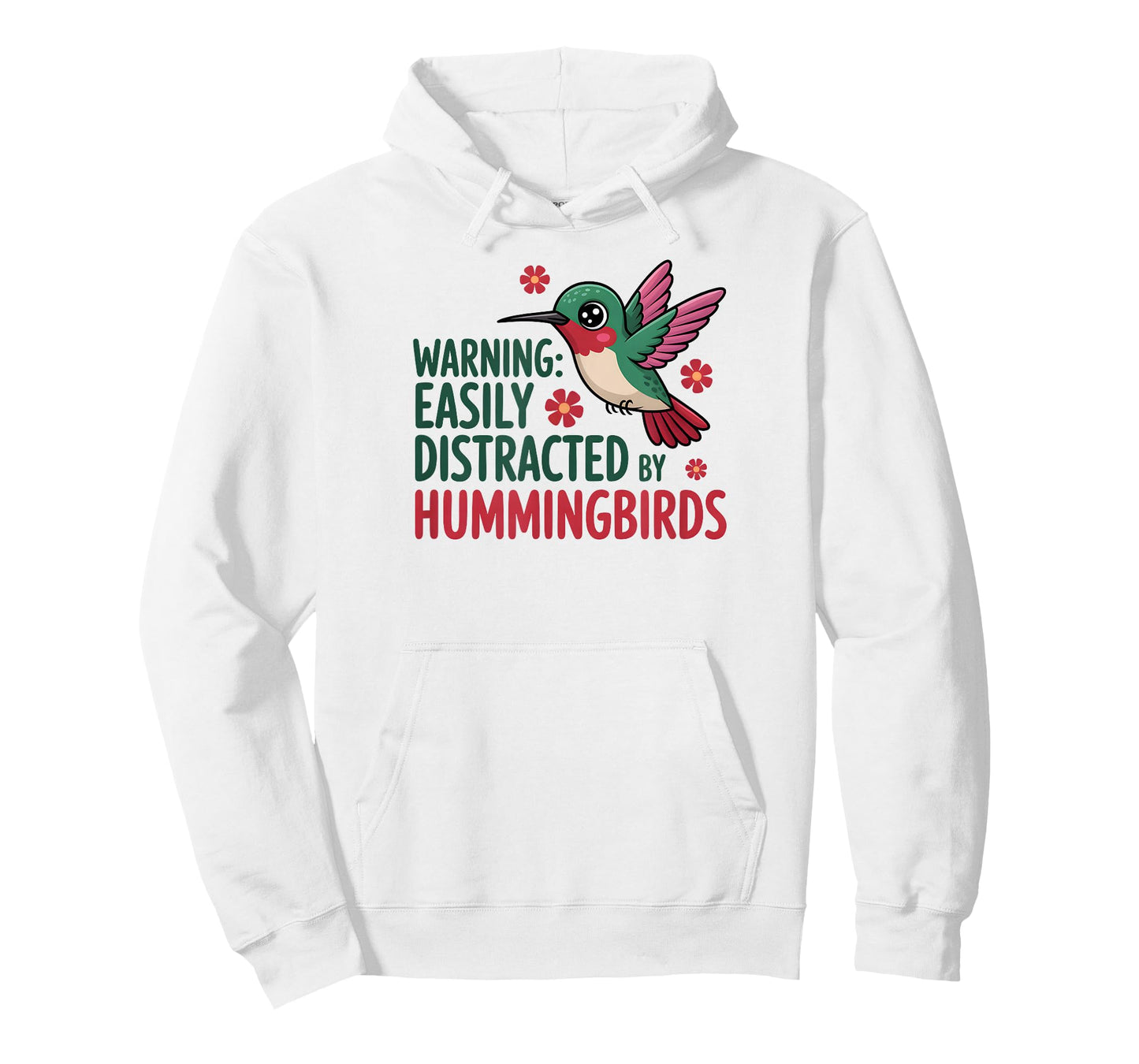Funny Easily Distracted by Hummingbirds T-Shirt