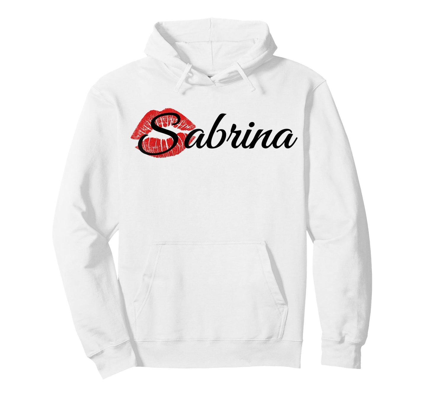 Sabrina Retro Lips Tee Bold Name Birthday T-Shirt