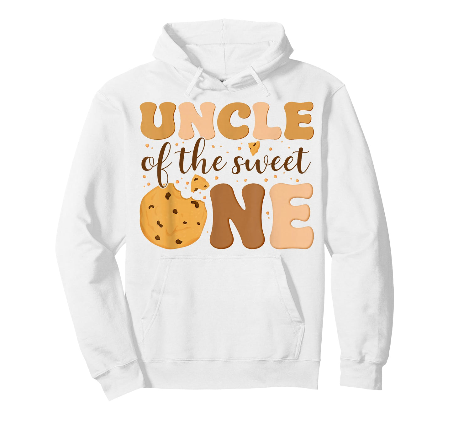 Uncle of The Sweet One Cookies and Milk Birthday Party T-Shirt
