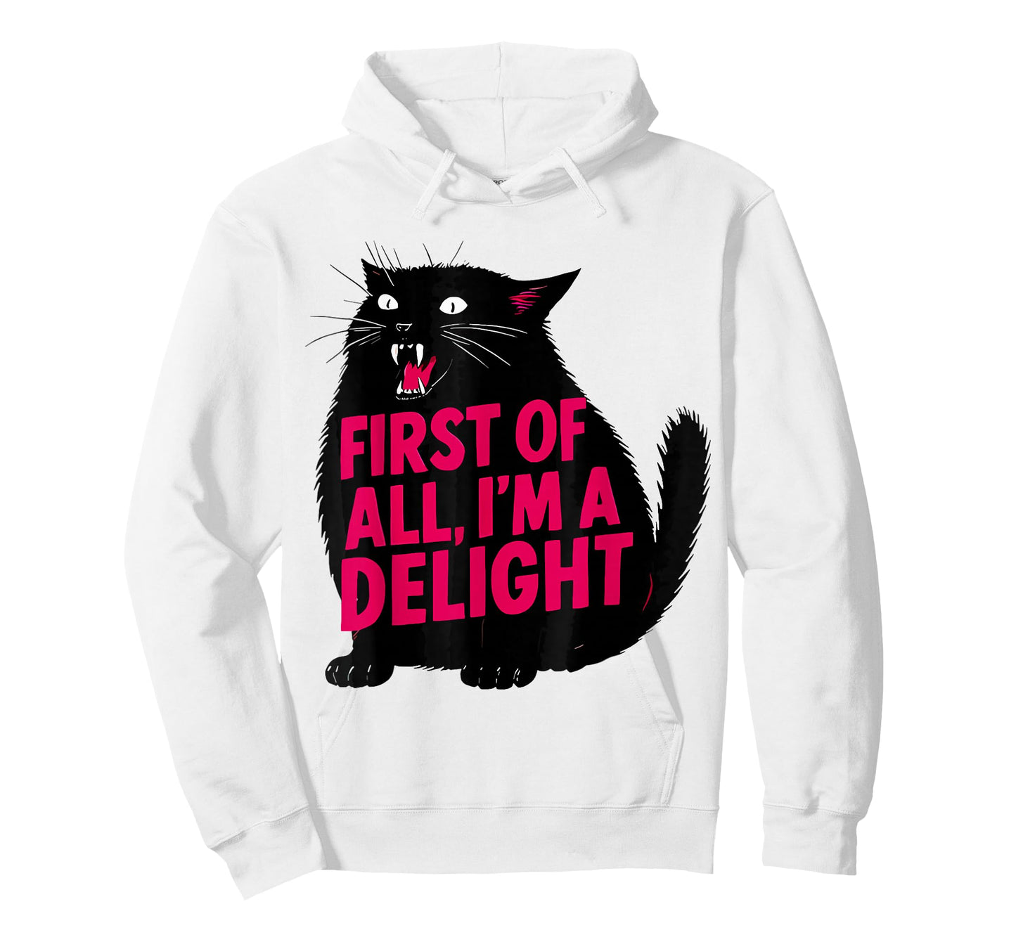 First of All I'm A Delight Roaring Cat Funny Meme Cat T-Shirt