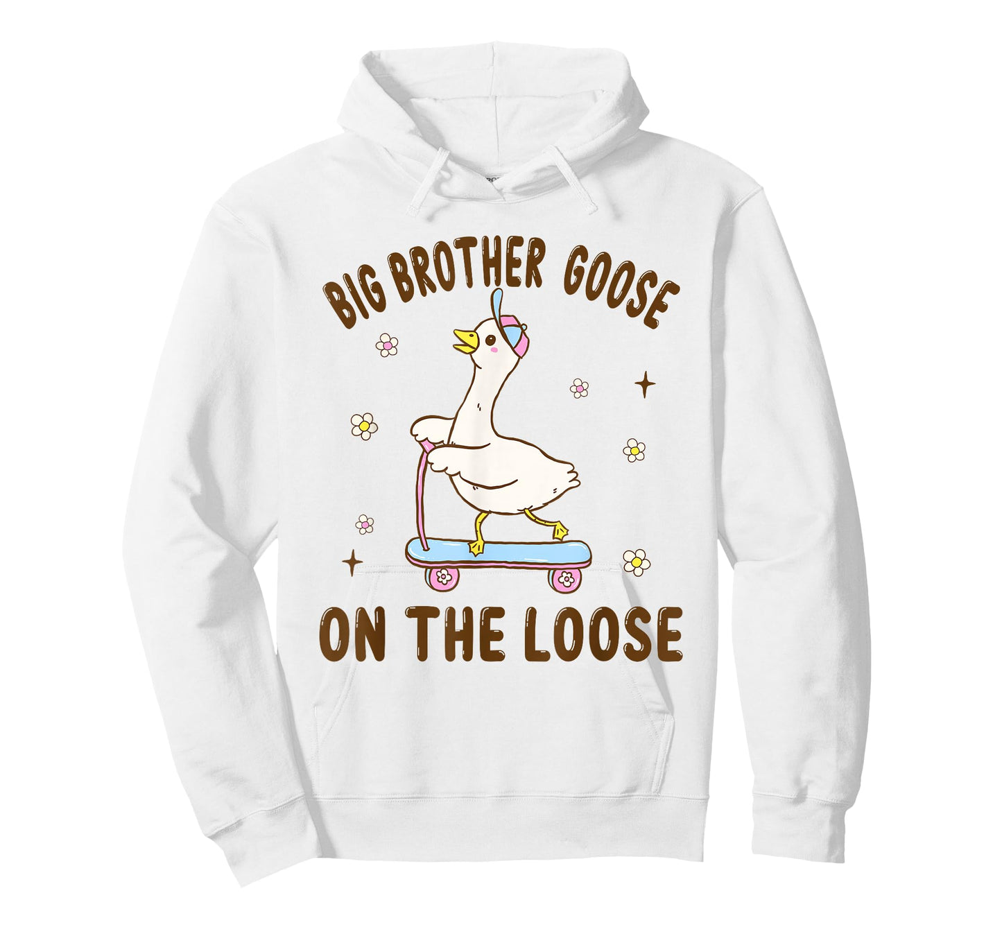 Big Brother Goose On The Loose Funny Birthday Matching T-Shirt