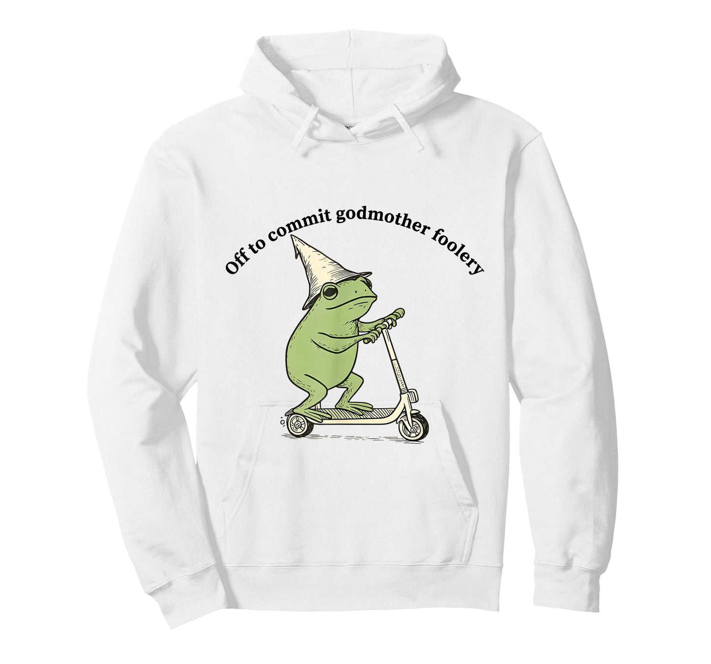 Off to Commit Godmother Foolery Funny Frog Meme T-Shirt
