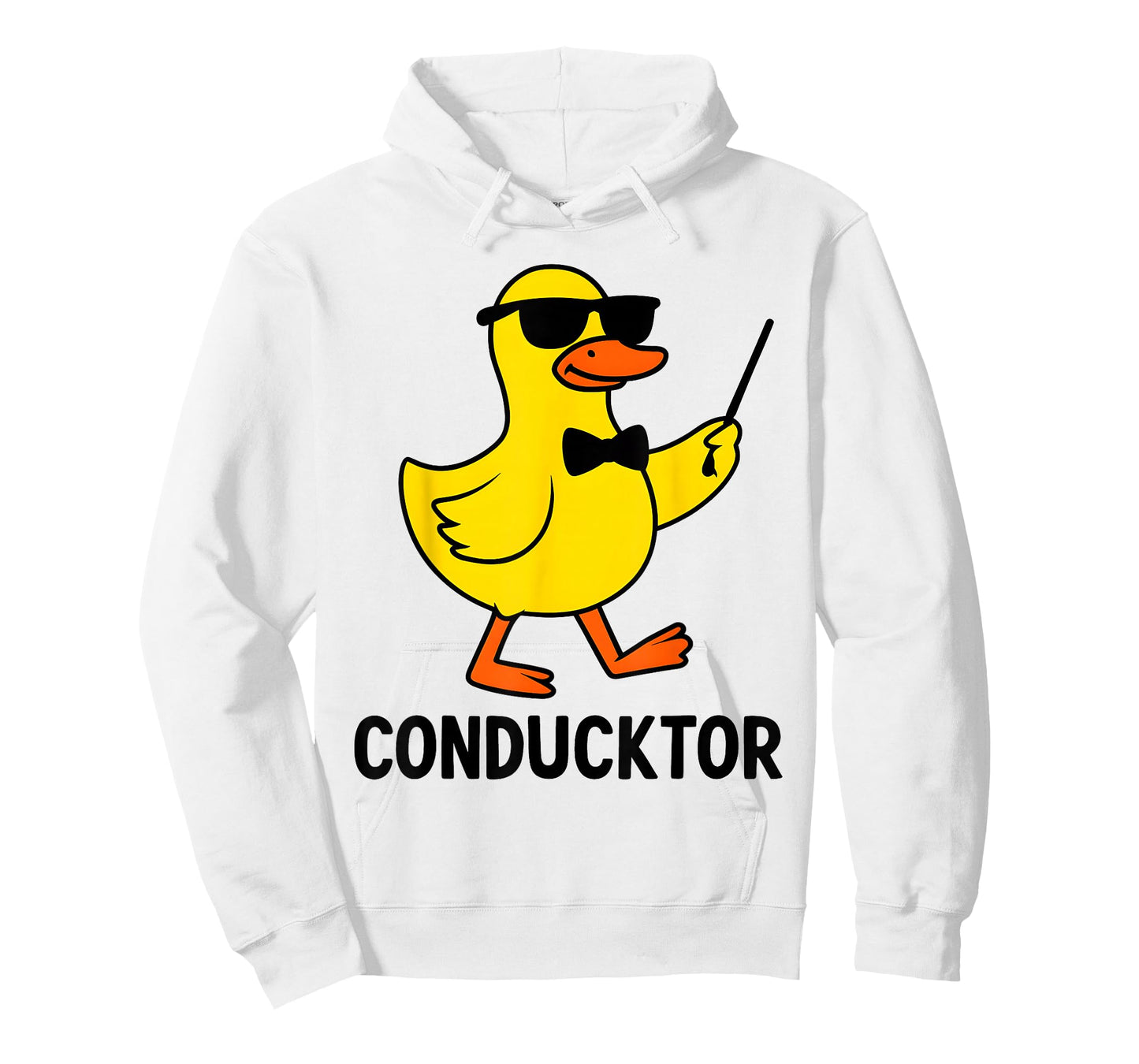 Conducktor Funny Duck Music Pun Orchestra Design T-Shirt