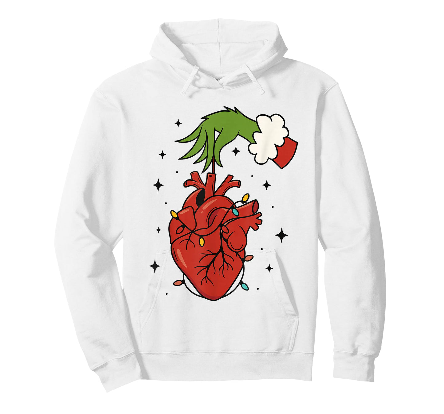 Cardiology Nurse Christmas, Cardiac Nurse Christmas Crew T-Shirt