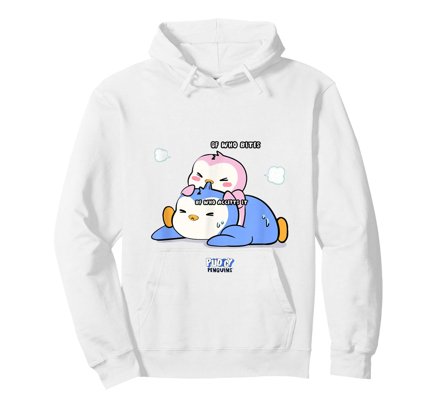 Official Pudgy Penguins Merch | GF Bite | Duo Pengu & Polly T-Shirt