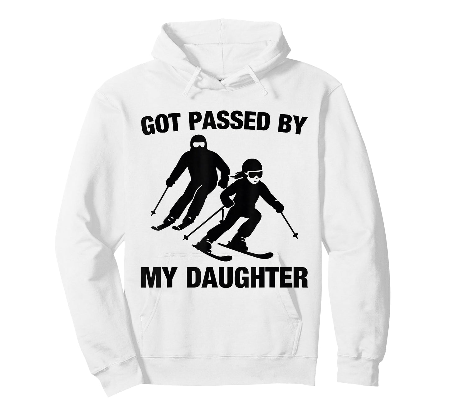 Got Passed by My Daughter Funny Skiing Family T-Shirt