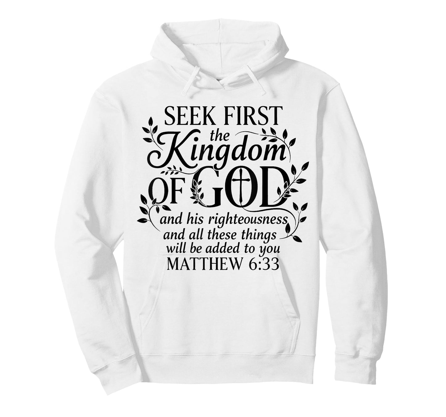 Seek First The Kingdom of God Matthew 6:33 Christian T-Shirt