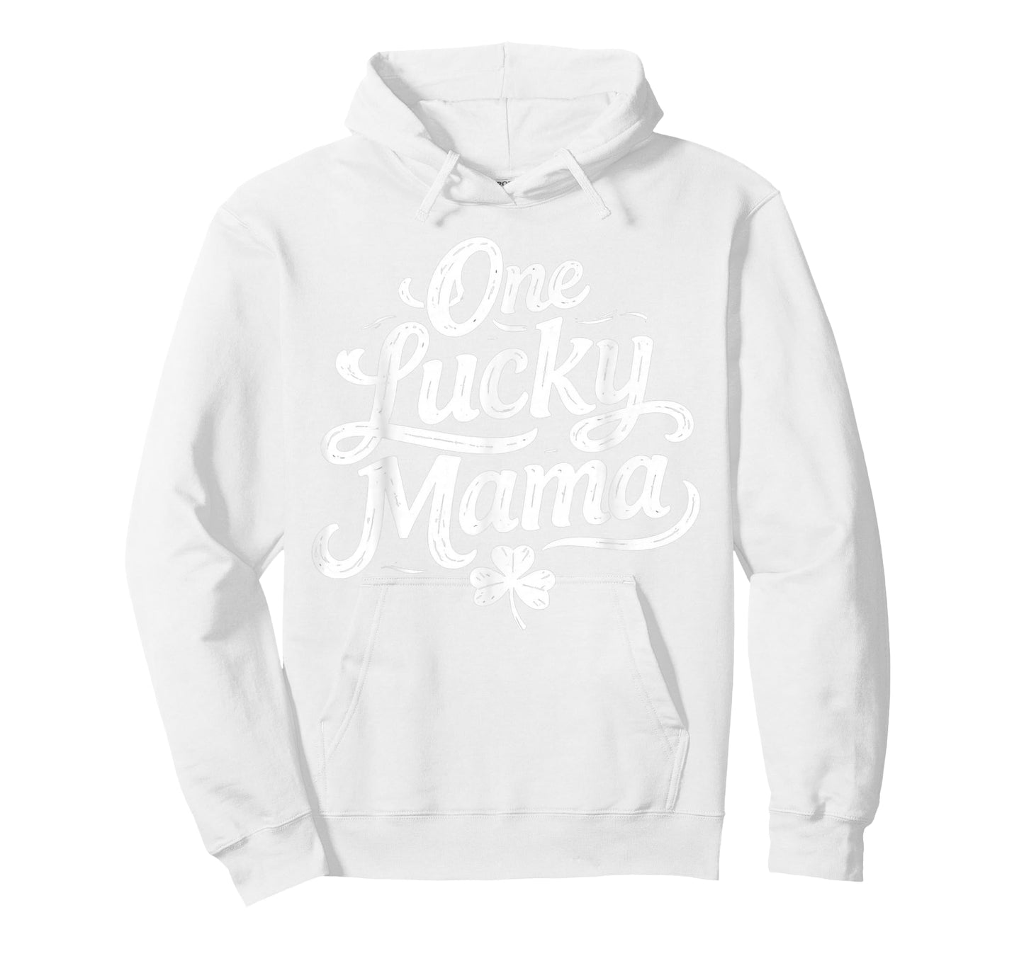 Retro St Patricks Day One Lucky Mama Shamrock T-Shirt