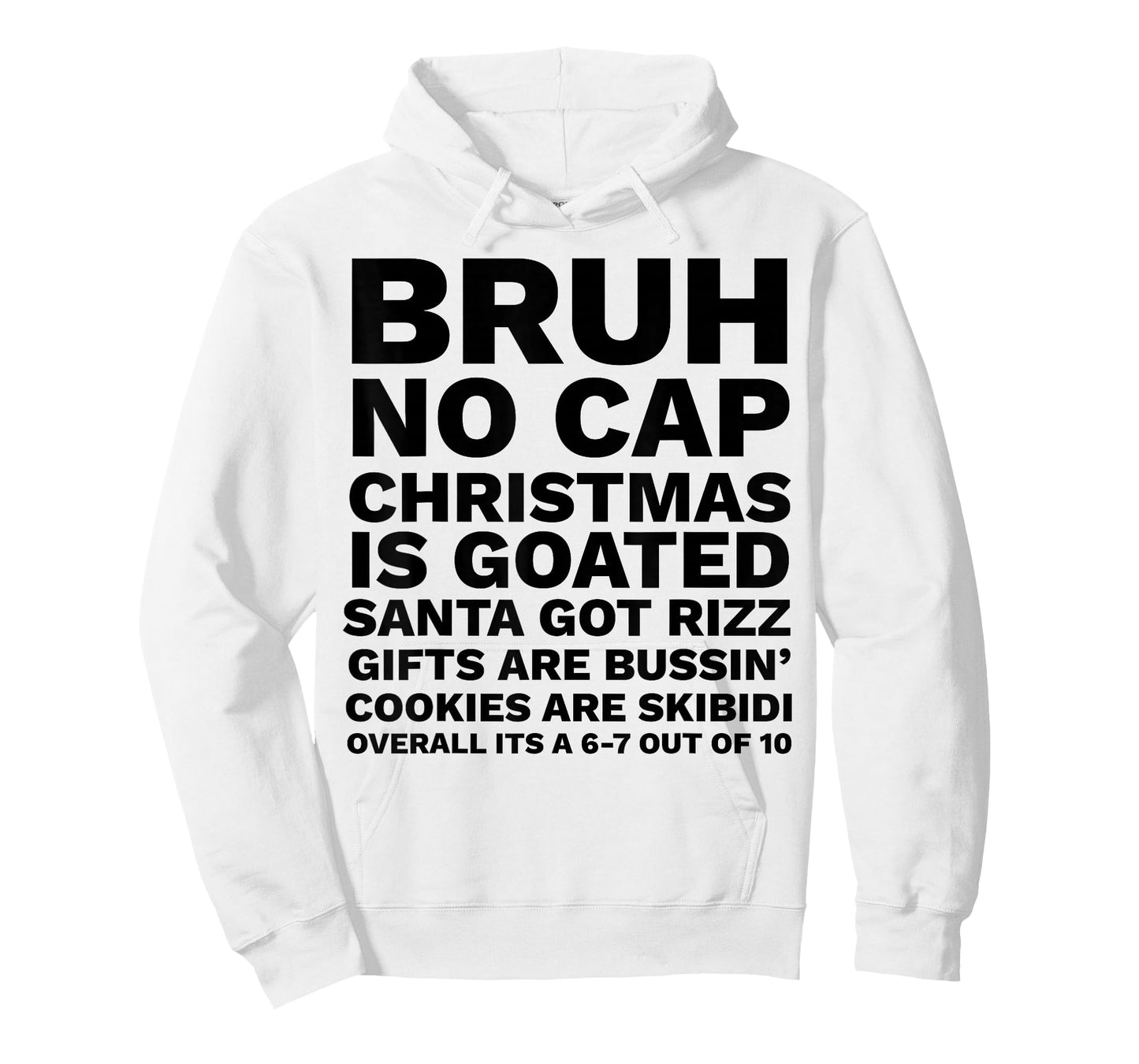 Funny Middle School Generation Alpha Gen A Slang Christmas T-Shirt