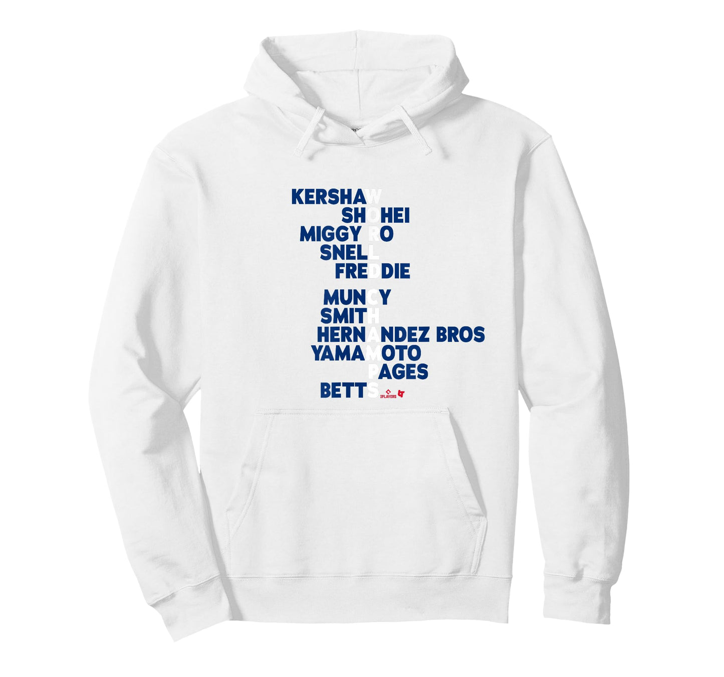 World Champs Acrostic - Los Angeles Baseball T-Shirt