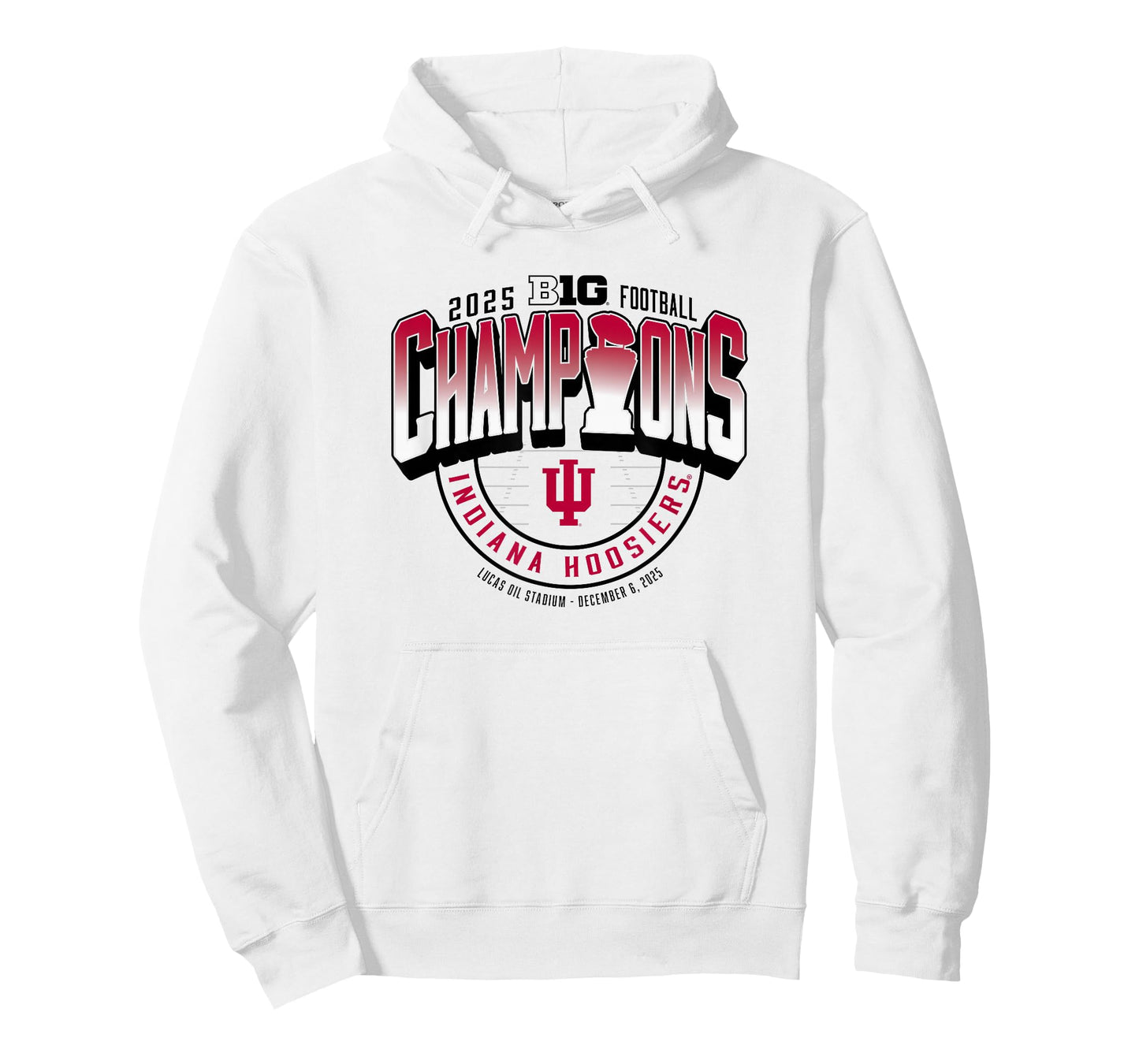 Indiana Hoosiers Big Ten Champs 2025 Football Locker Room T-Shirt