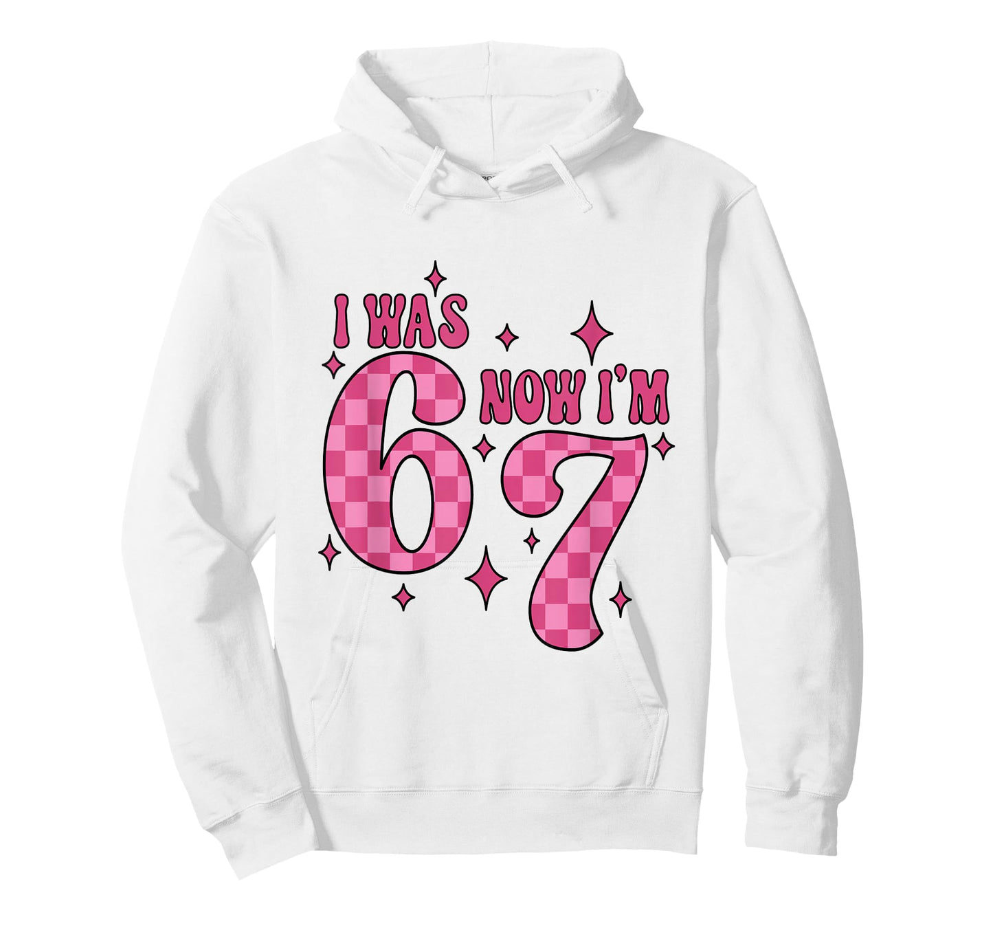 I was 6 Now I'm 7 Birthday Girl 67 Six Seven 6 7 Birthday T-Shirt