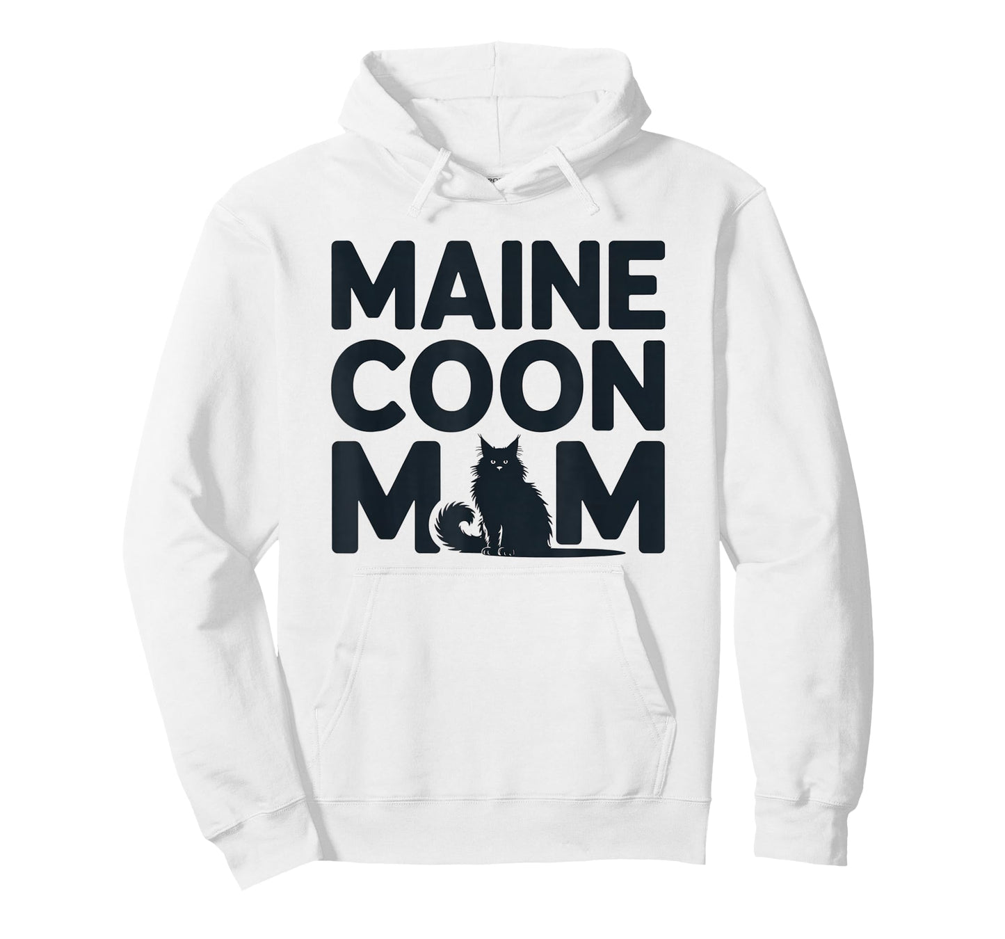 Minimalist Maine Coon Cat Mom Design for Cats Lover T-Shirt